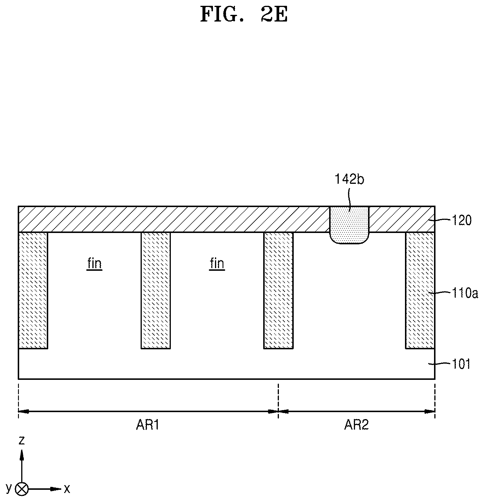 Patent US12581729 Figure 6 – Semiconductor device including fin field effect transistor and planar fin field effect transistor