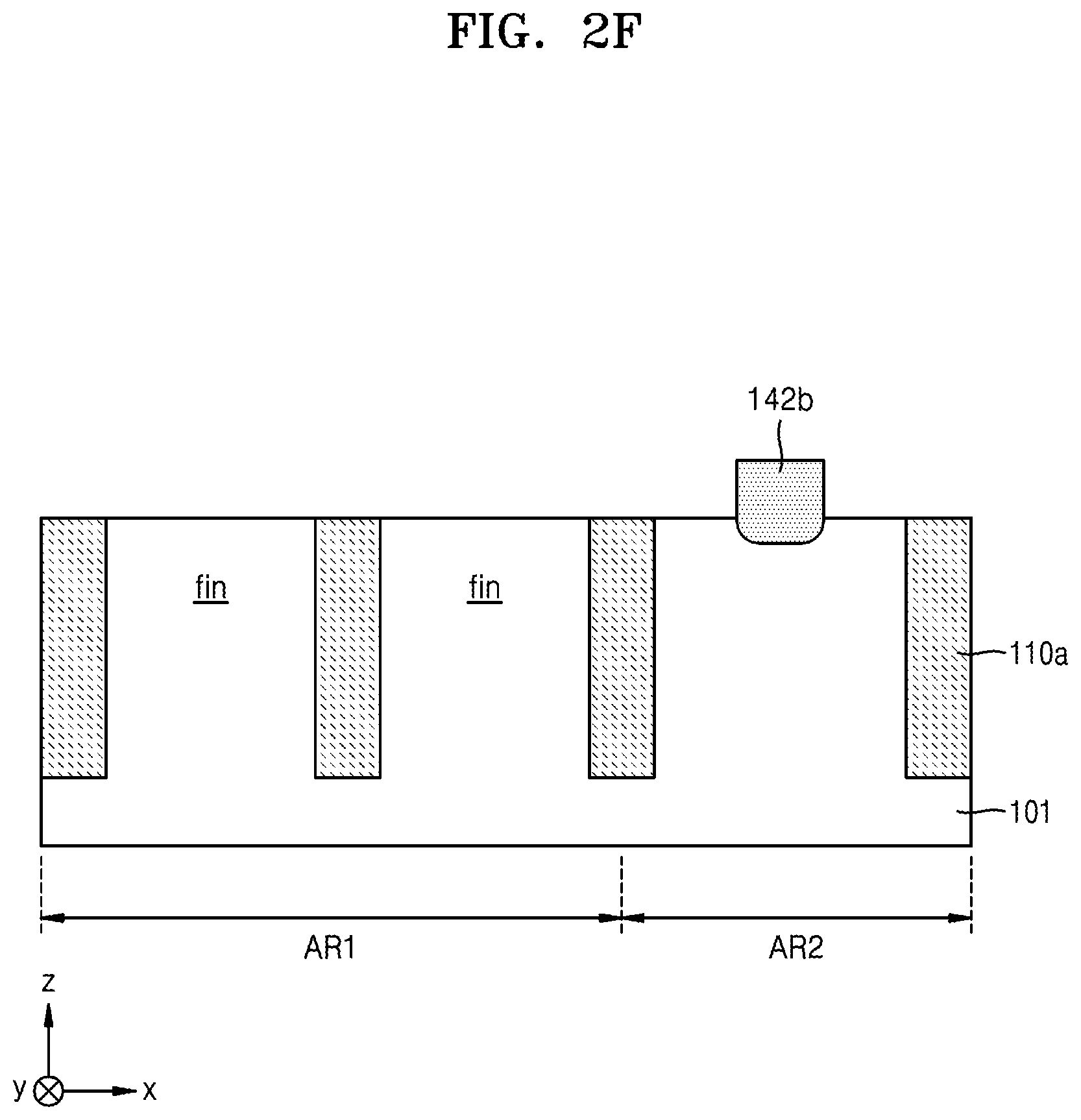 Patent US12581729 Figure 7 – Semiconductor device including fin field effect transistor and planar fin field effect transistor