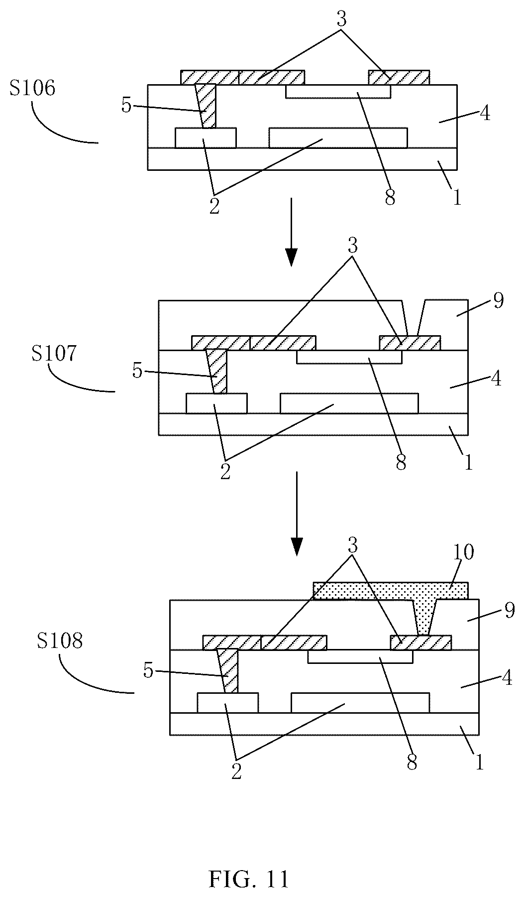 Patent US12581731 Figure 10 – Array substrate, method for manufacturing the array substrate and display panel