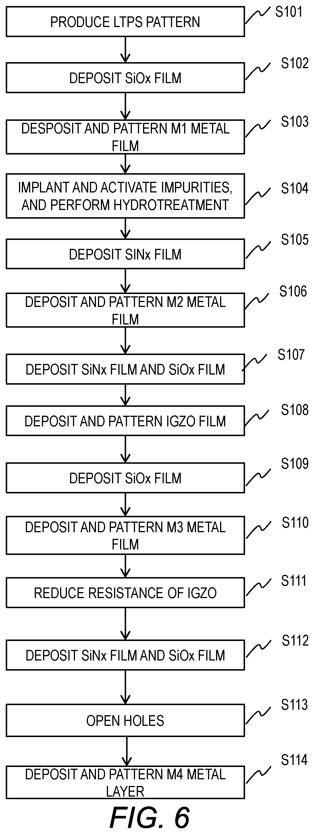Patent US12581733 Figure 7 – Thin-film transistor device and method of manufacturing the same