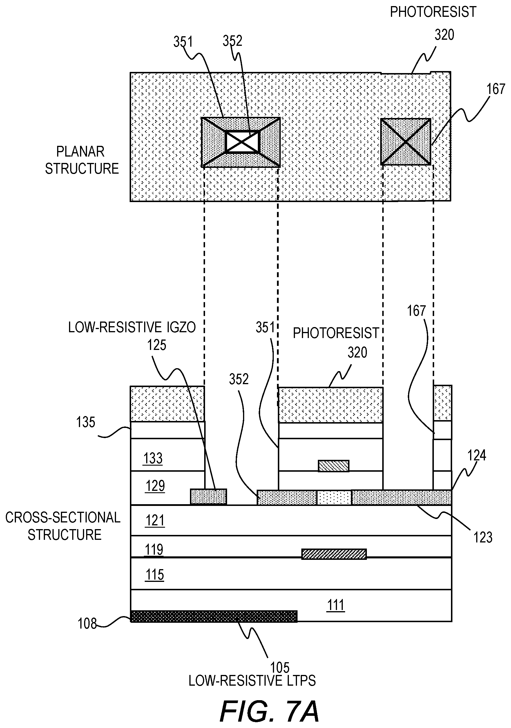 Patent US12581733 Figure 8 – Thin-film transistor device and method of manufacturing the same