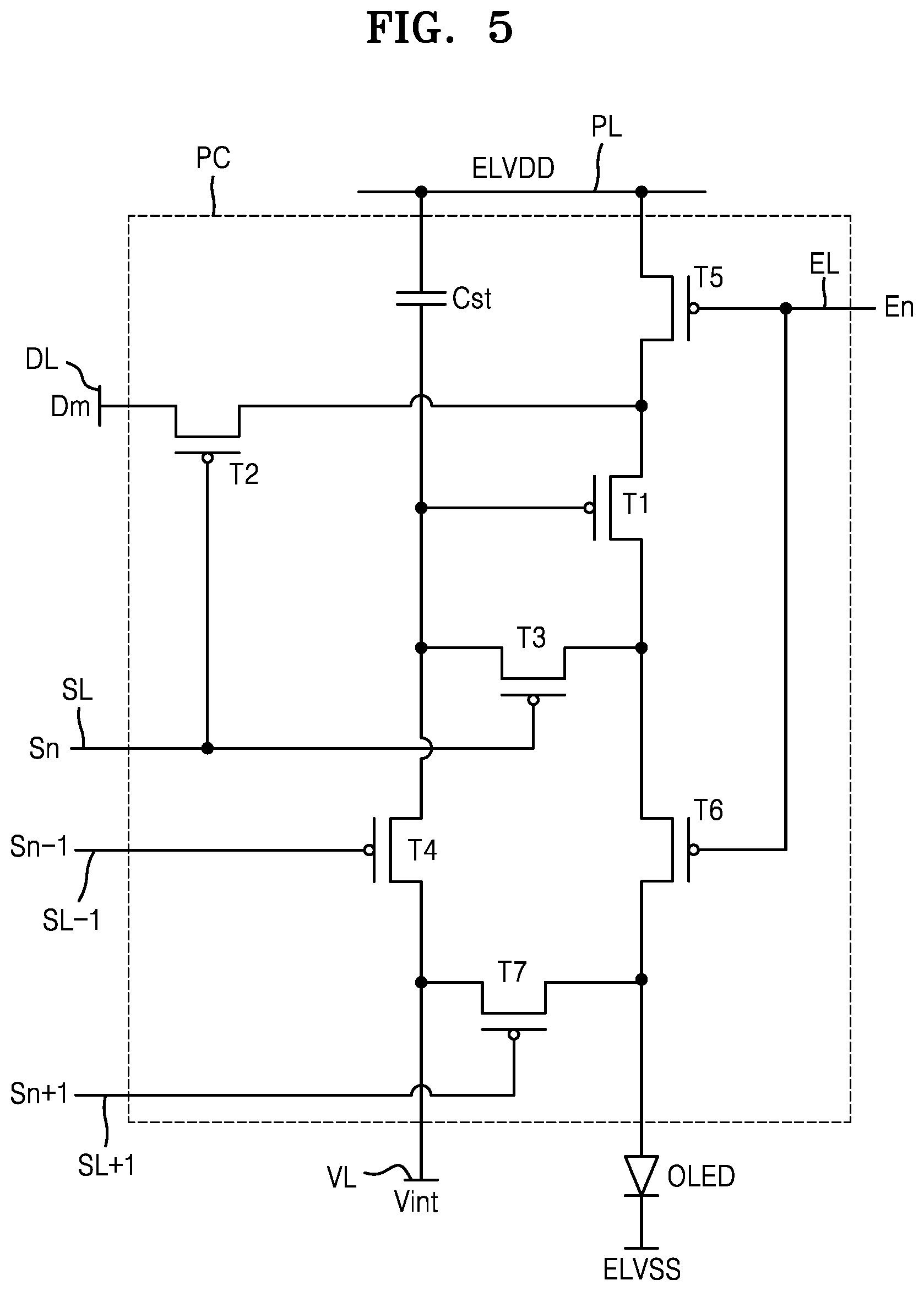 Patent US12581734 Figure 5 – Display apparatus and electronic apparatus