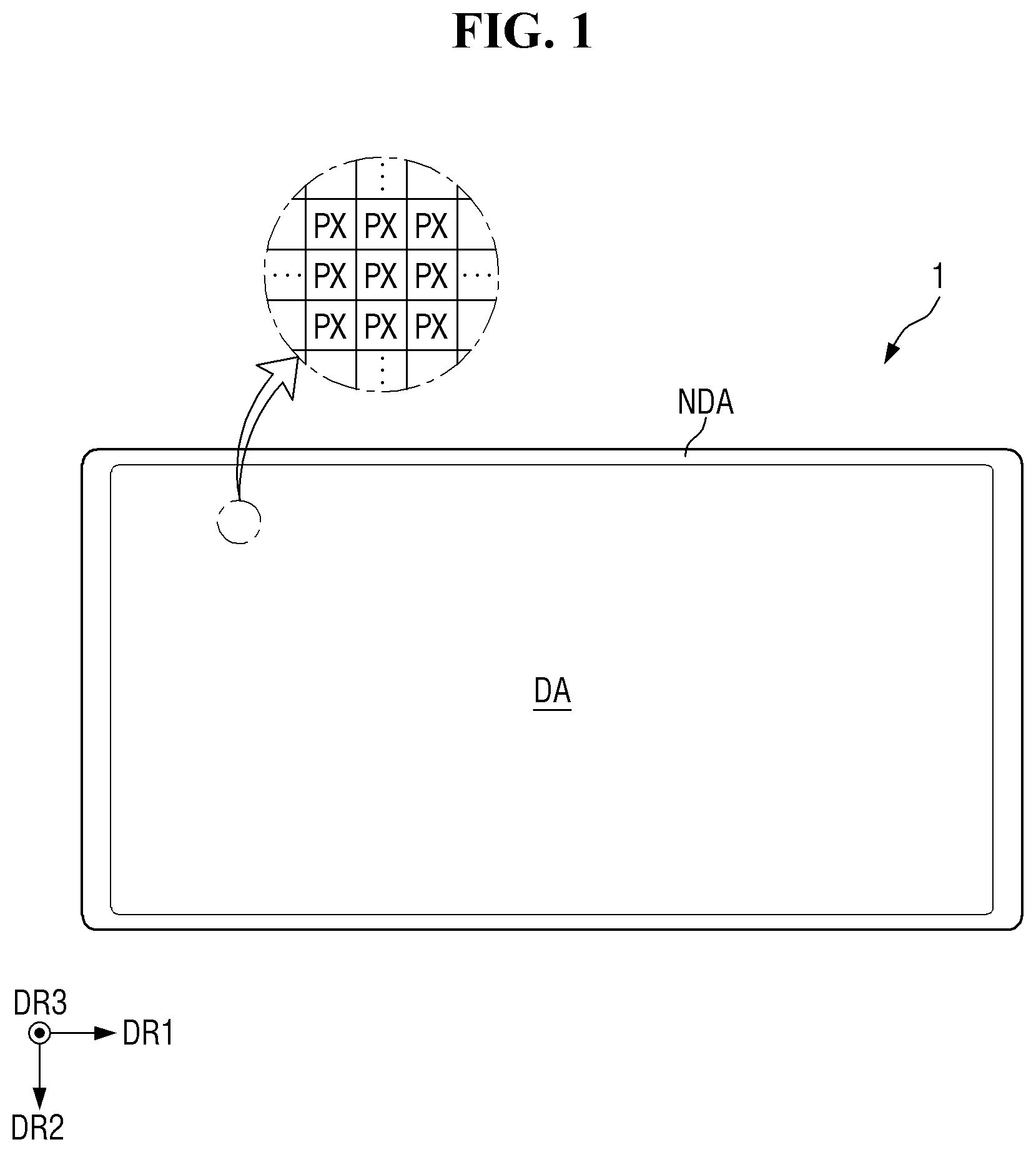 Patent US12581735 Figure 1 – Display device and manufacturing method of the same