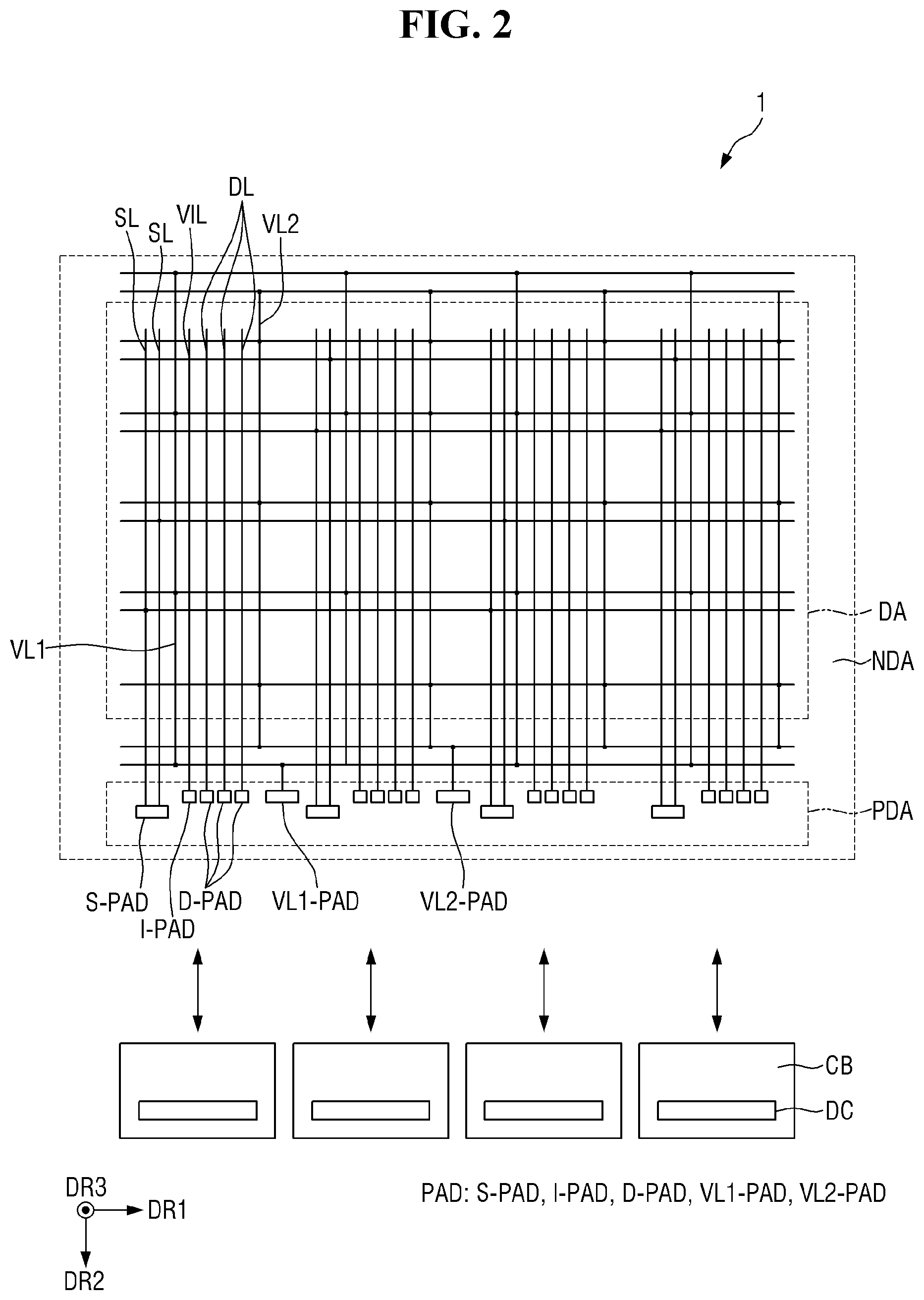 Patent US12581735 Figure 2 – Display device and manufacturing method of the same