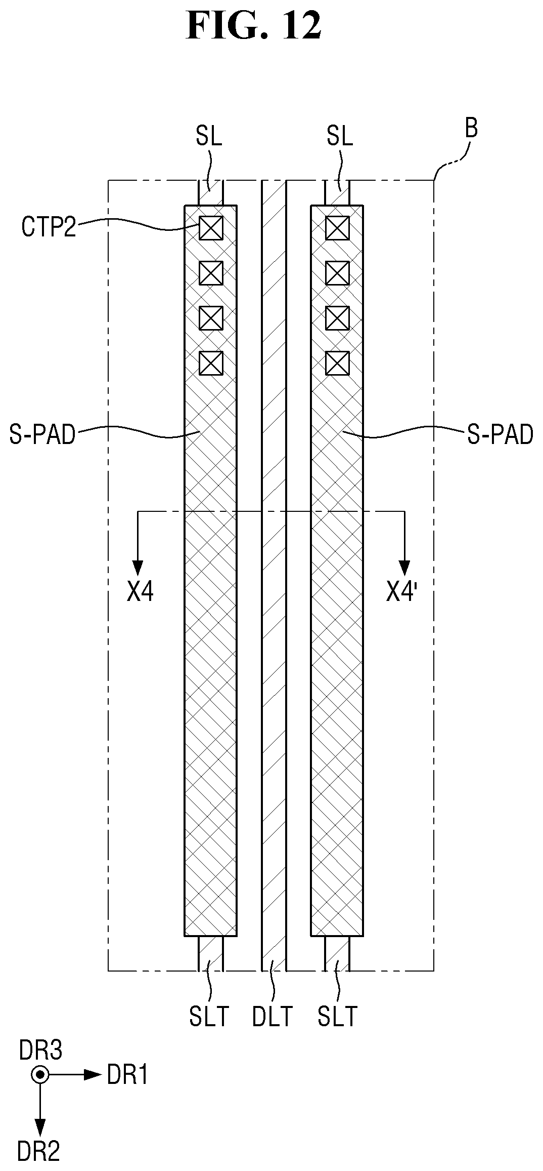 Patent US12581735 Figure 12 – Display device and manufacturing method of the same