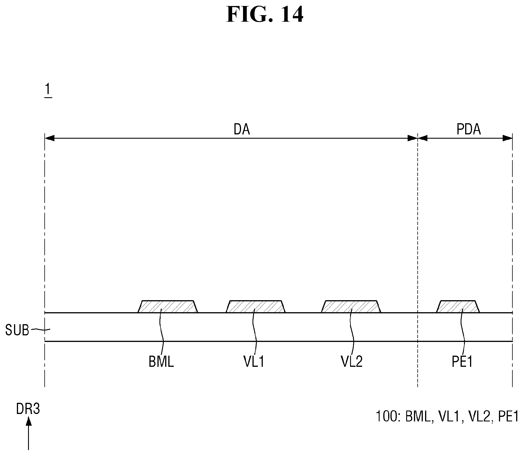 Patent US12581735 Figure 14 – Display device and manufacturing method of the same