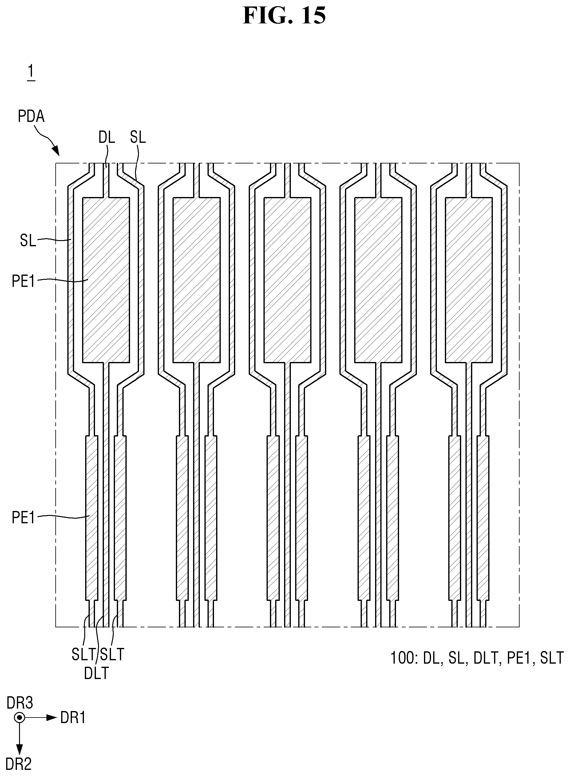 Patent US12581735 Figure 15 – Display device and manufacturing method of the same