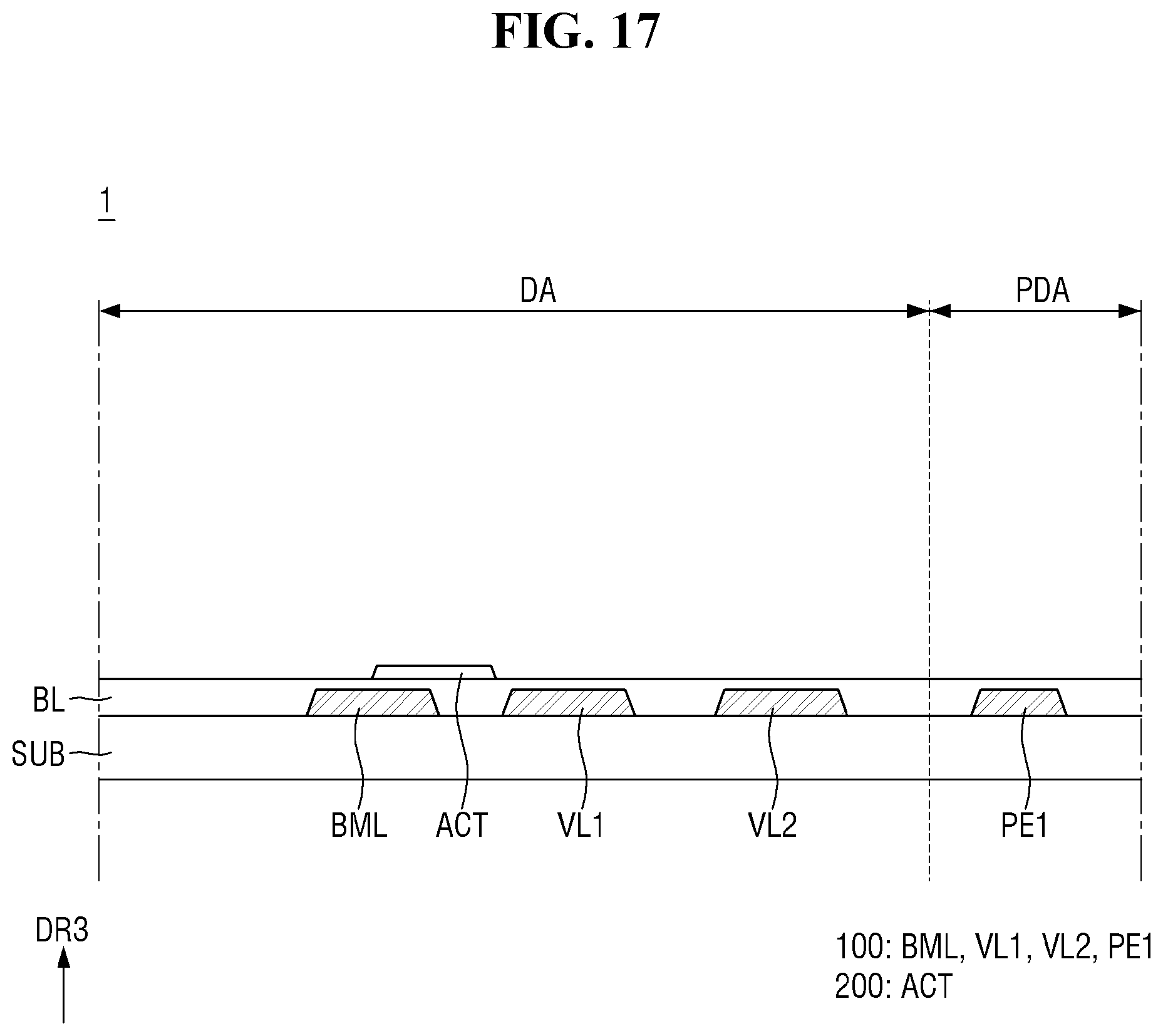 Patent US12581735 Figure 17 – Display device and manufacturing method of the same