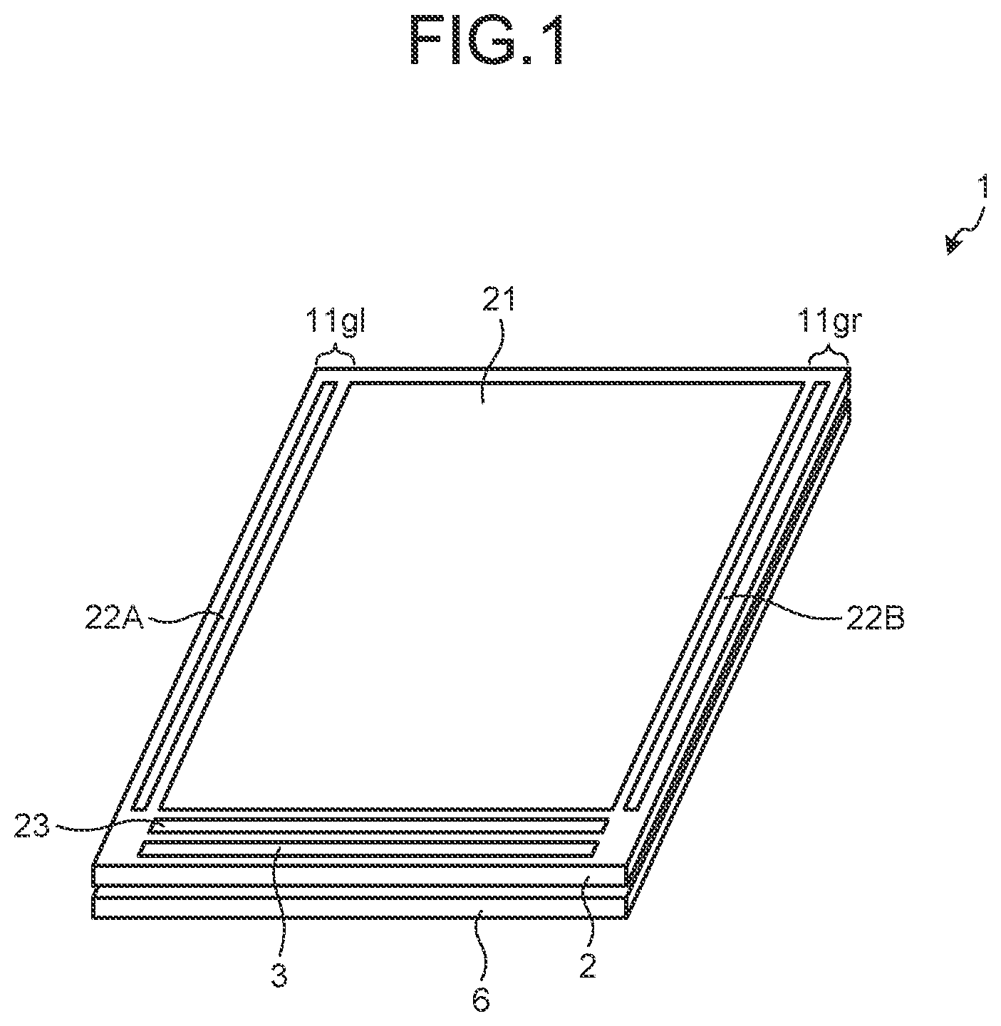Patent US12581736 Figure 1 – TFT substrate and TFT substrate manufacturing method