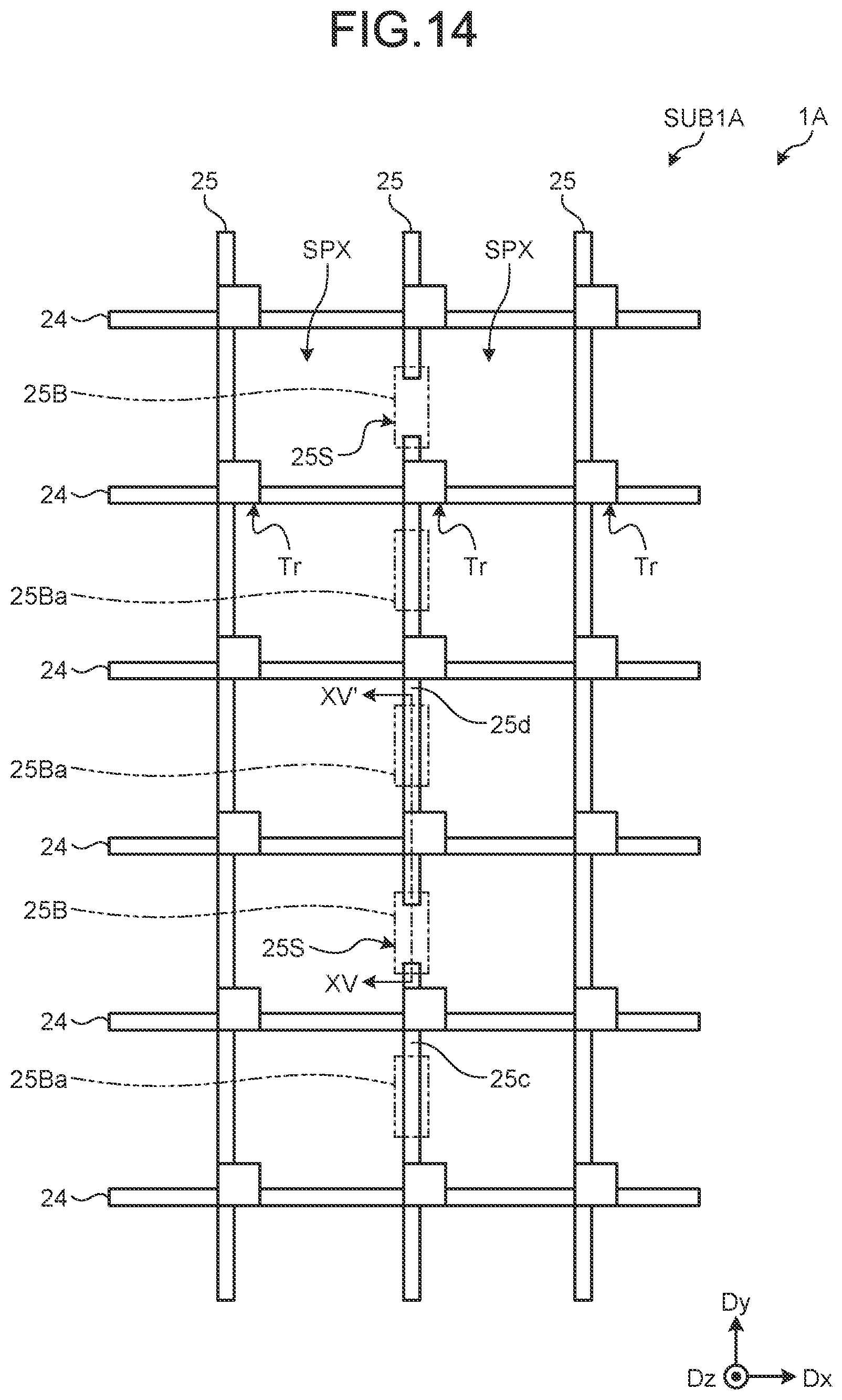 Patent US12581736 Figure 14 – TFT substrate and TFT substrate manufacturing method