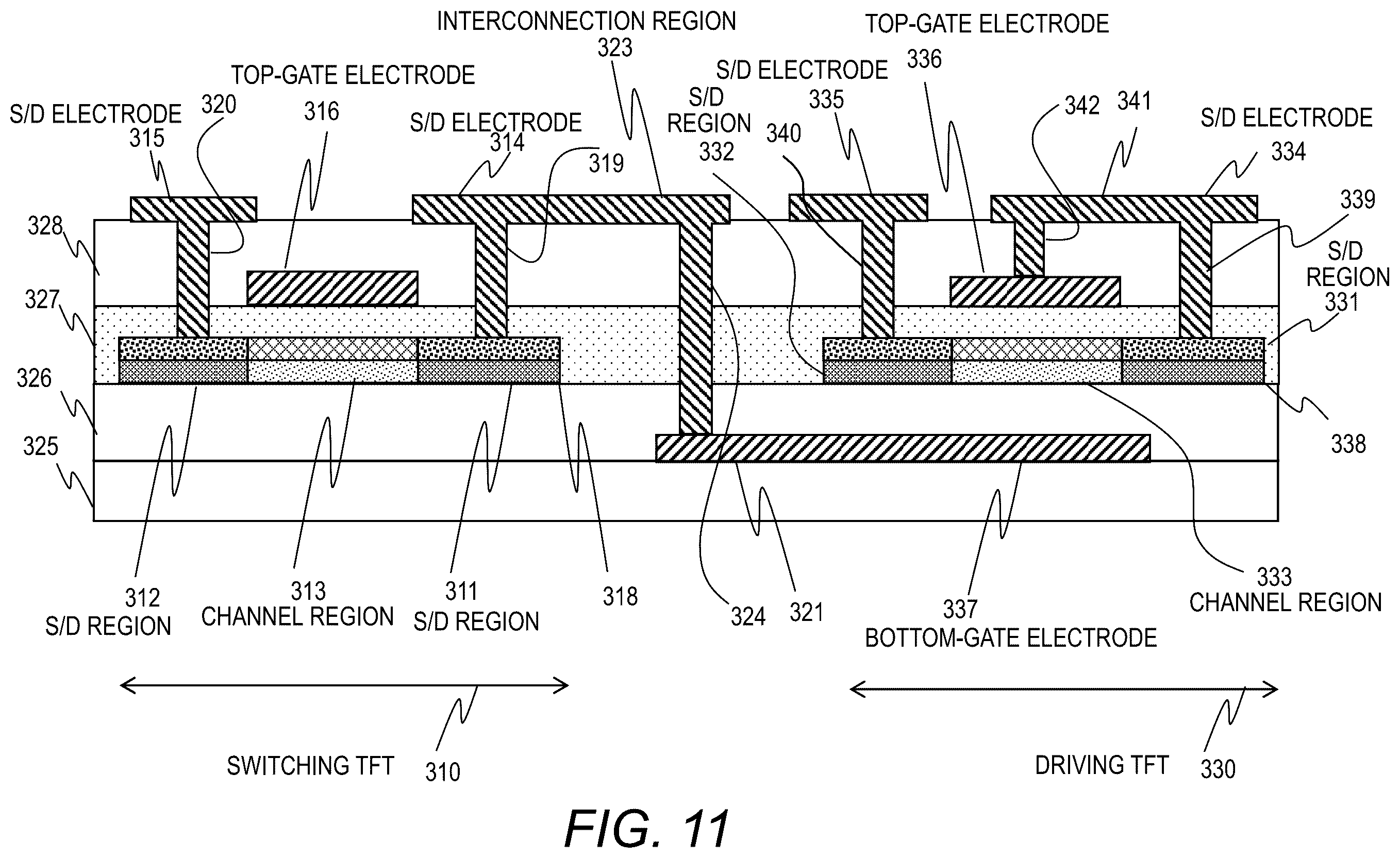 Patent US12581737 Figure 15 – Oxide semiconductor thin-film transistor device and method of manufacturing the same