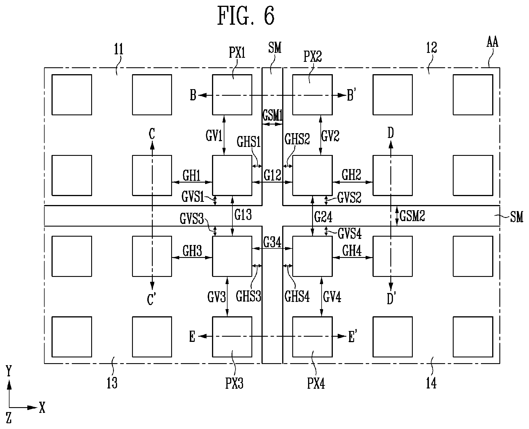 Patent US12581738 Figure 5 – Display device and method of manufacturing the display device