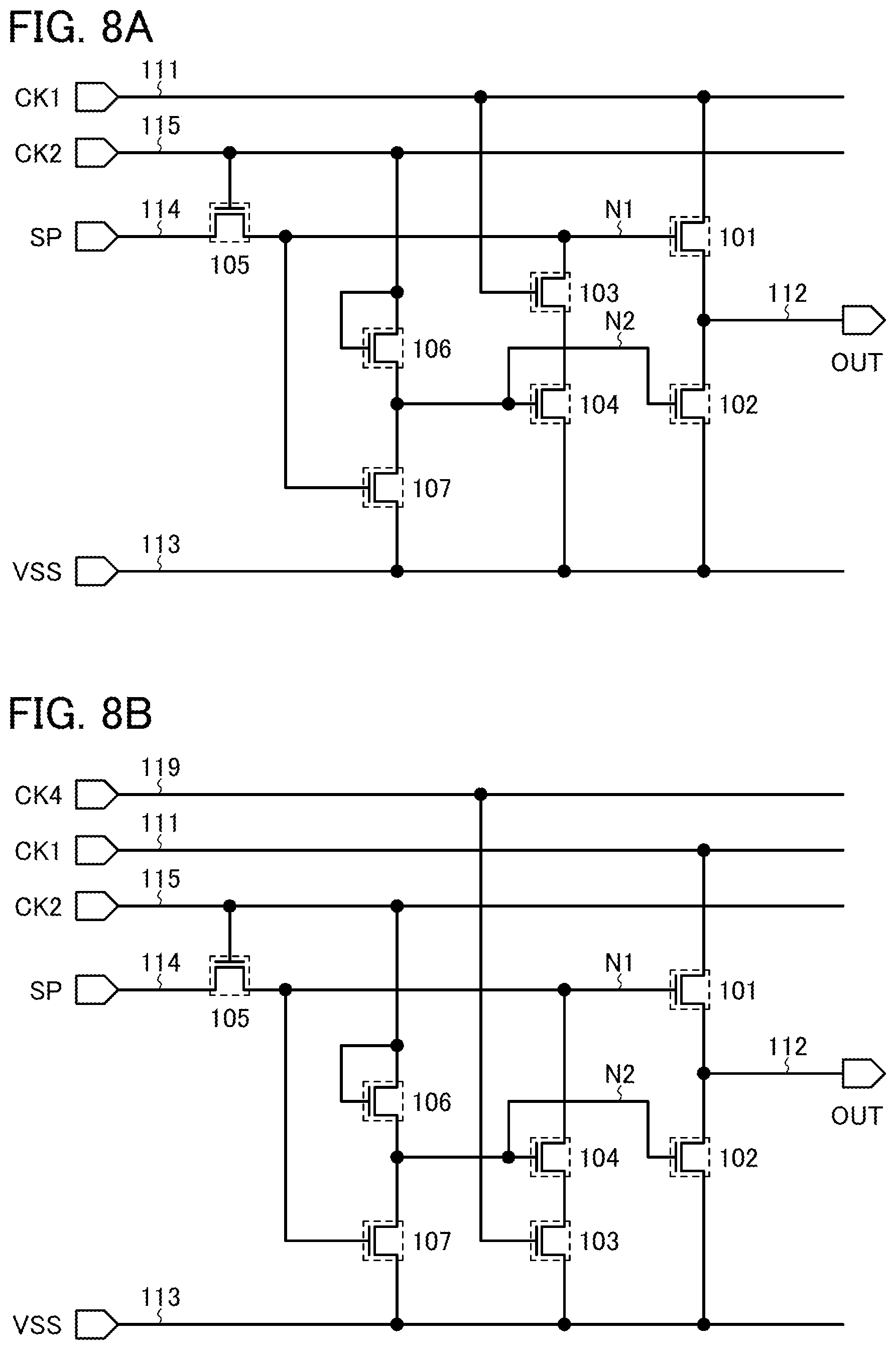 Patent US12581741 Figure 8 – Semiconductor device and electronic device