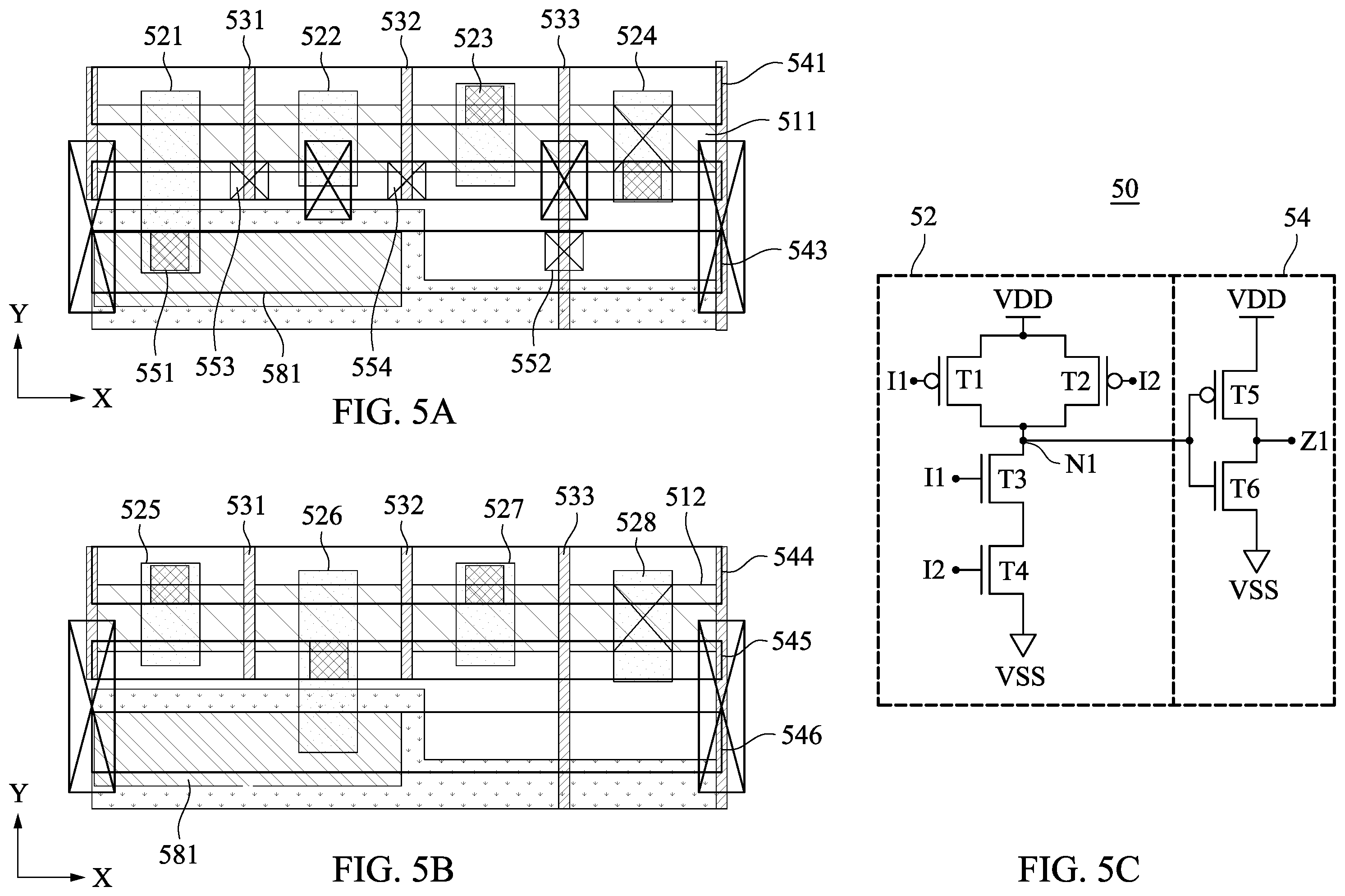 Patent US12581745 Figure 5 – Integrated circuit and system for fabricating the same