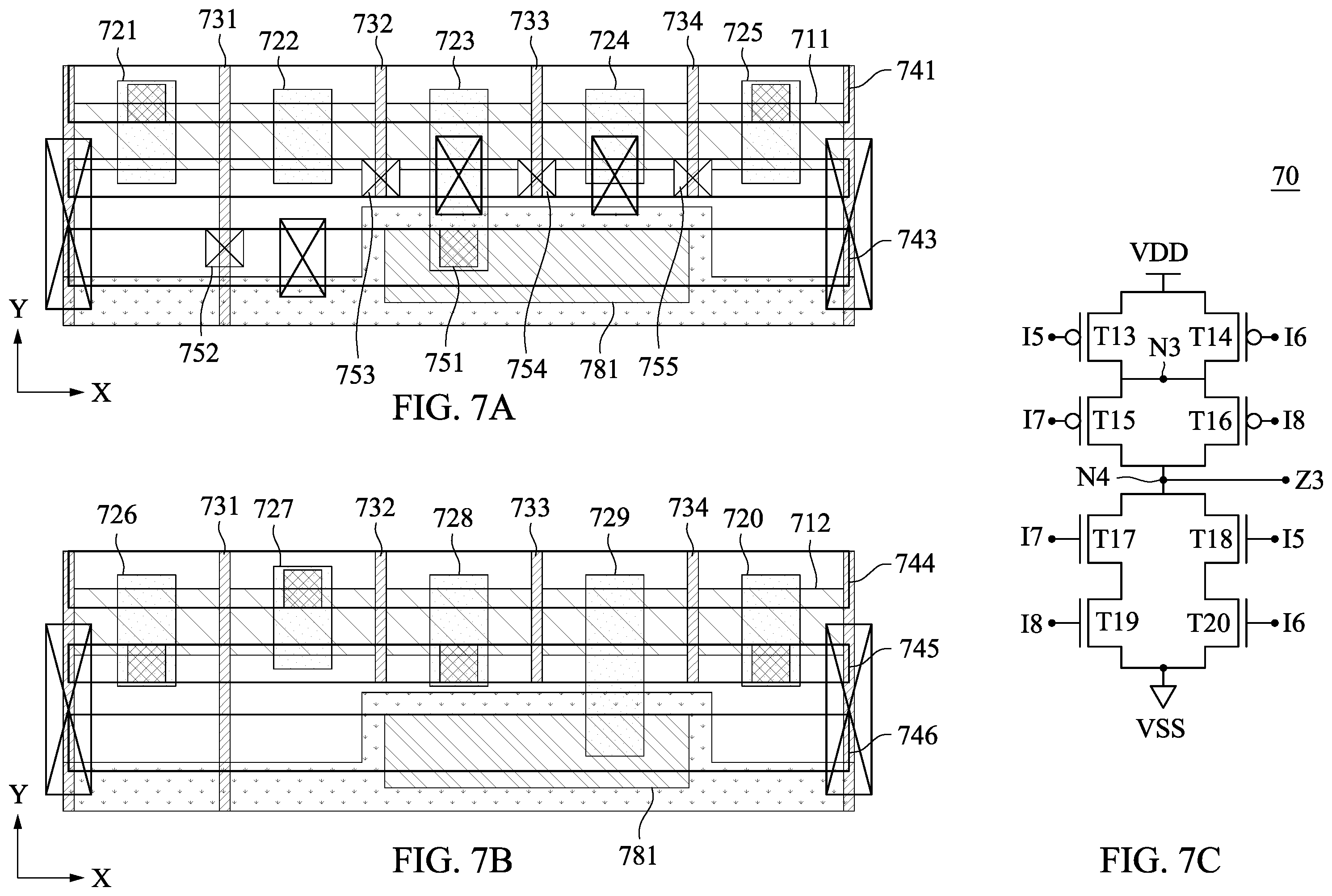 Patent US12581745 Figure 7 – Integrated circuit and system for fabricating the same