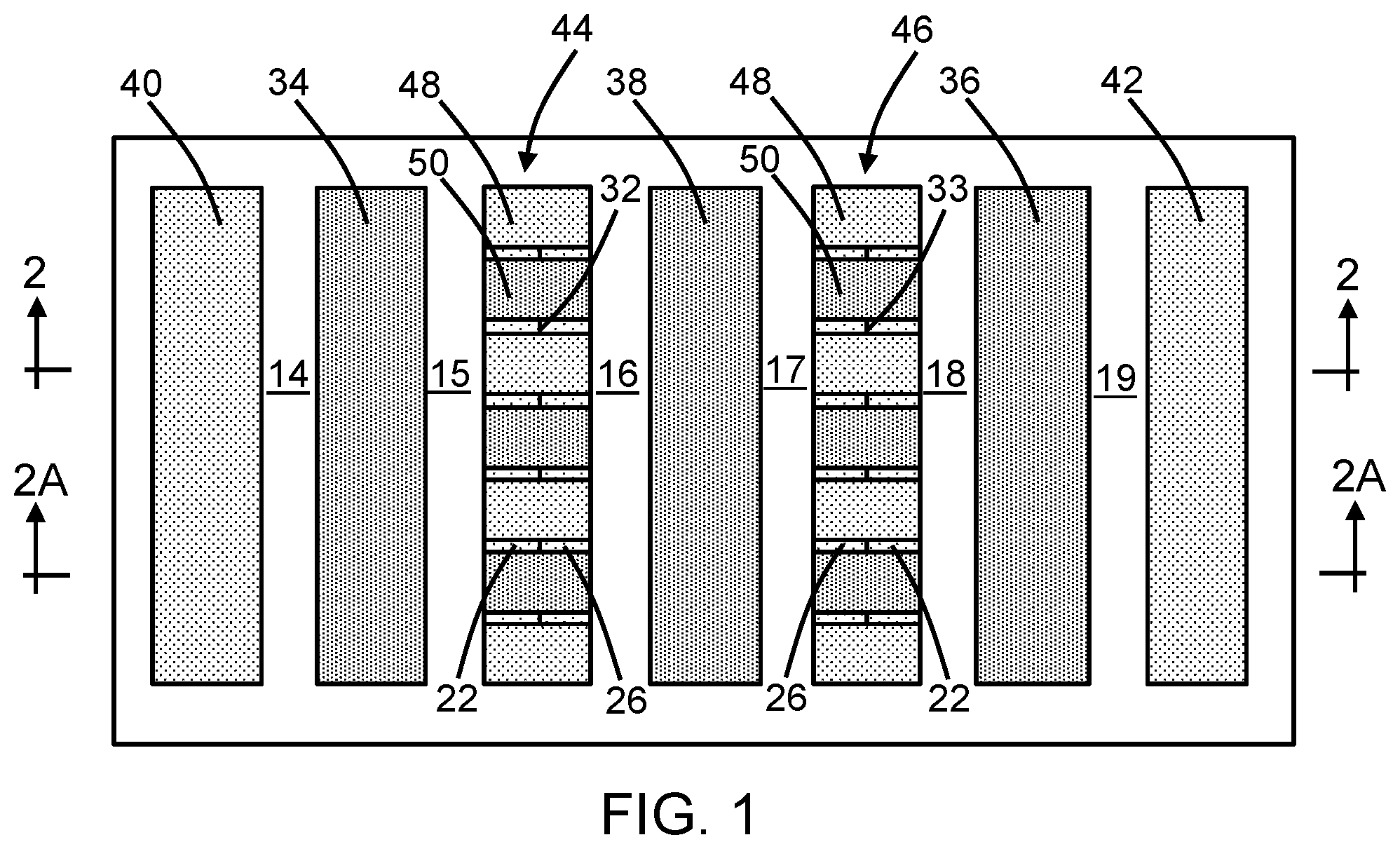 Patent US12581746 Figure 1 – Silicon-controlled rectifiers for electrostatic discharge protection