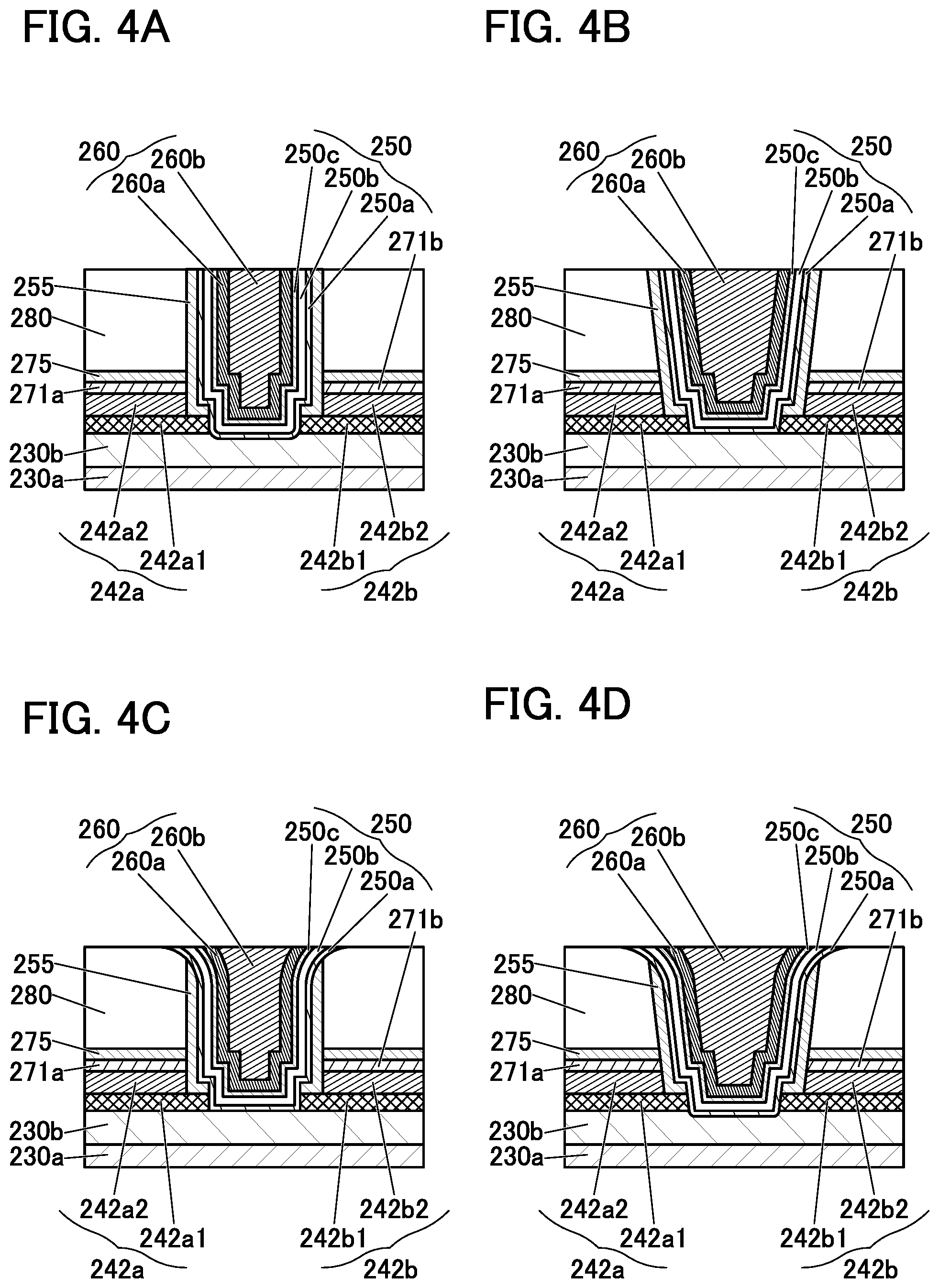 Patent US12581747 Figure 4 – Manufacturing method of semiconductor device