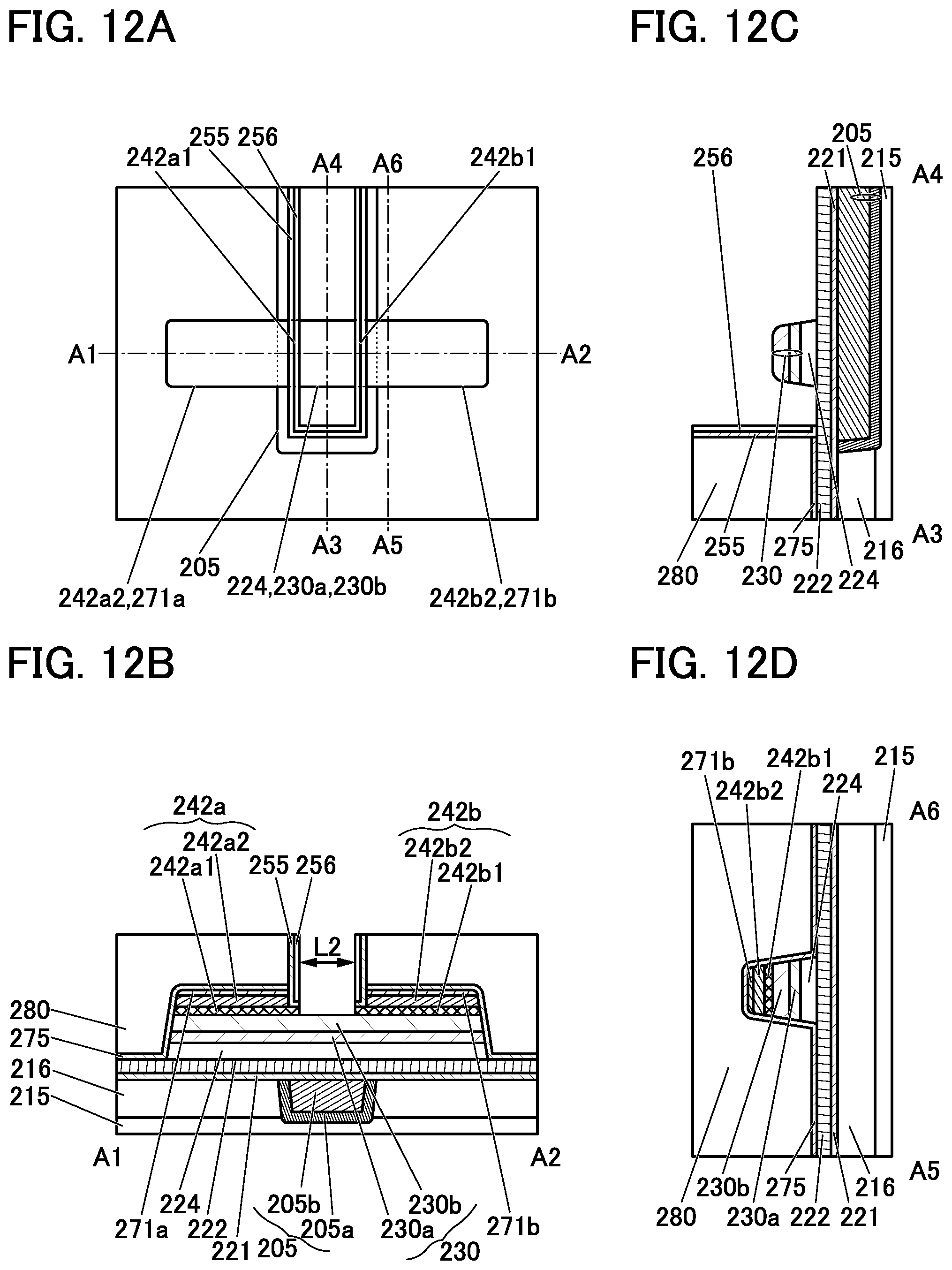 Patent US12581747 Figure 12 – Manufacturing method of semiconductor device