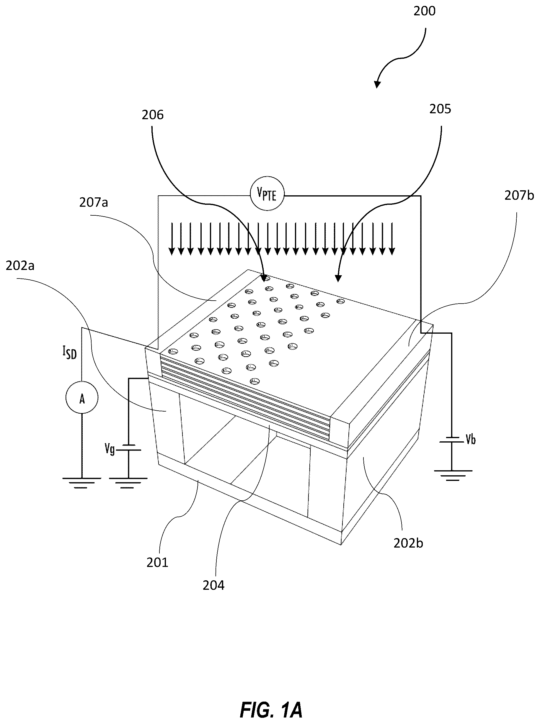 Patent US12581752 Figure 1 – IR photodetector with intercalated graphene layer and related methods