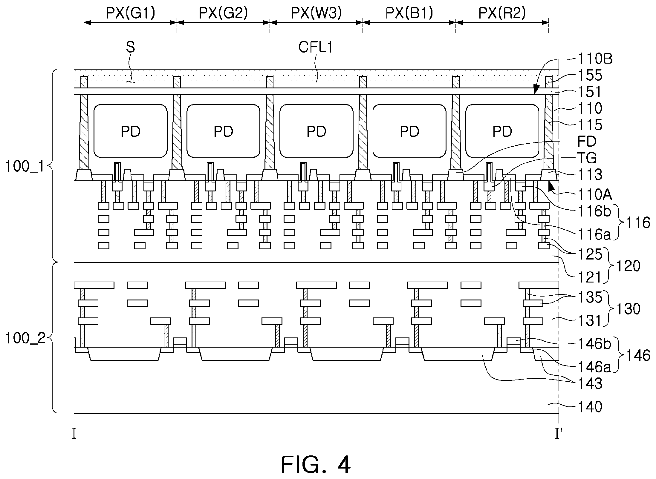 Patent US12581753 Figure 4 – Manufacturing method of image sensor