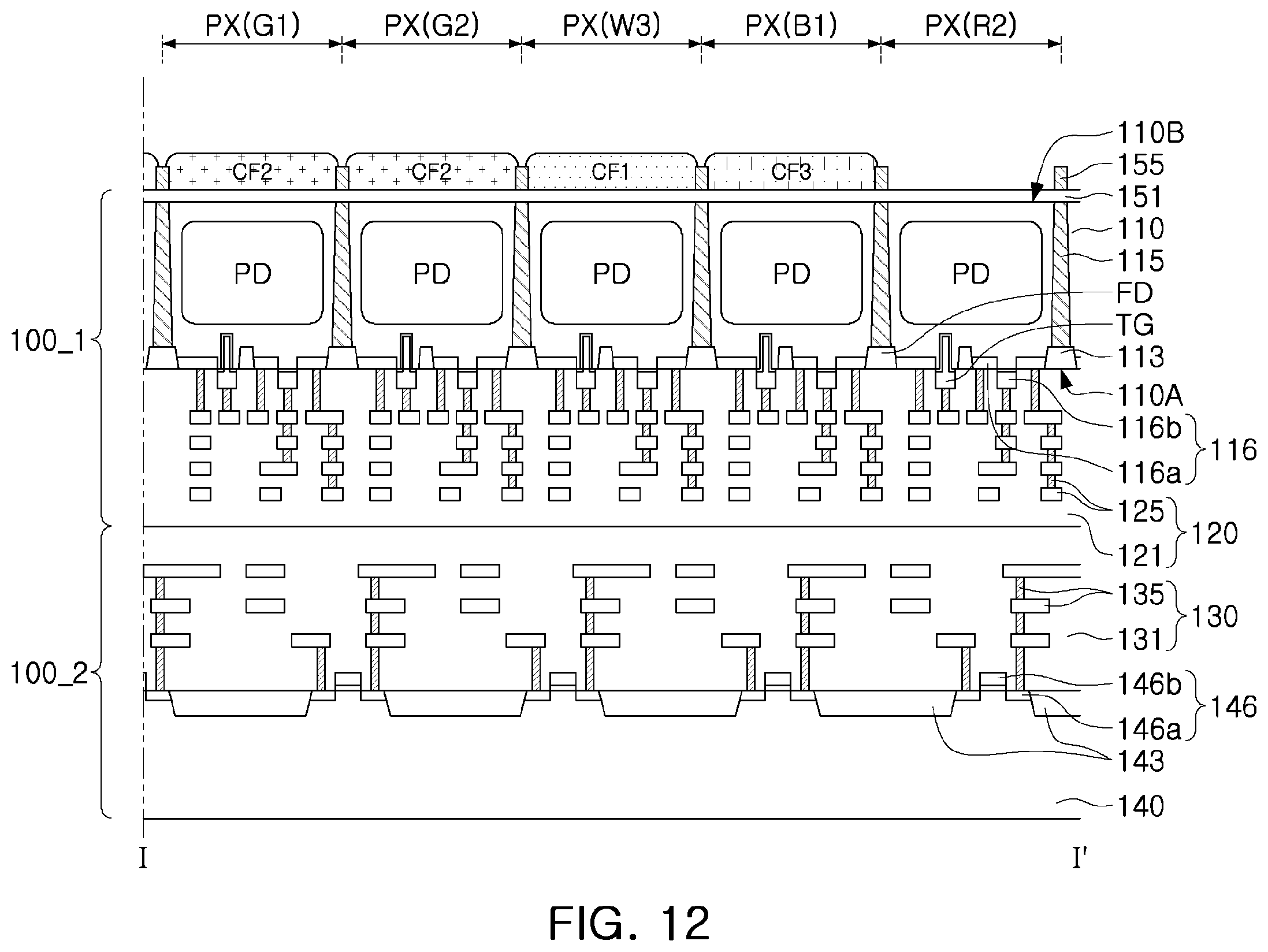 Patent US12581753 Figure 18 – Manufacturing method of image sensor