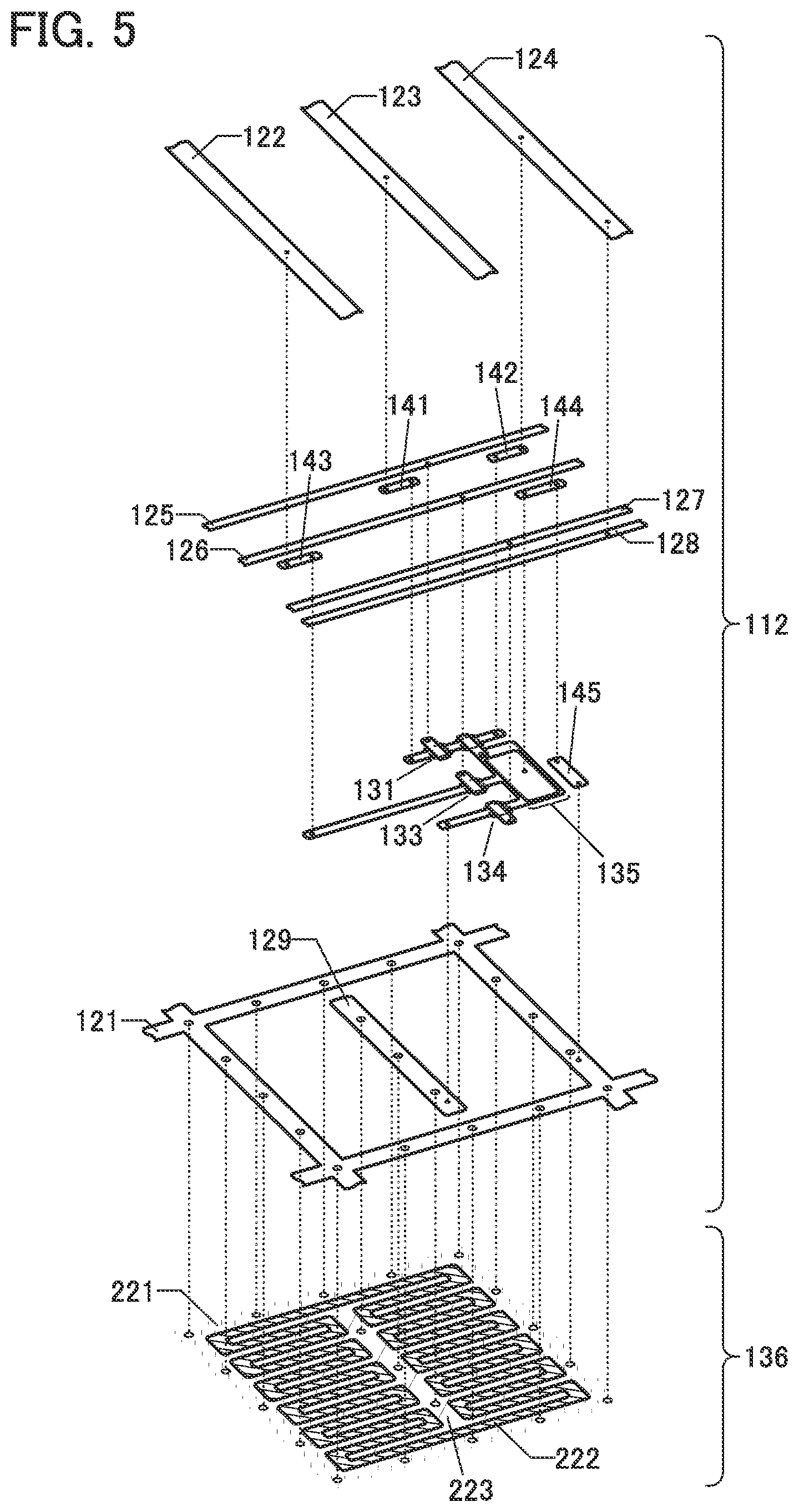Patent US12581755 Figure 5 – Imaging device comprising net shape wiring