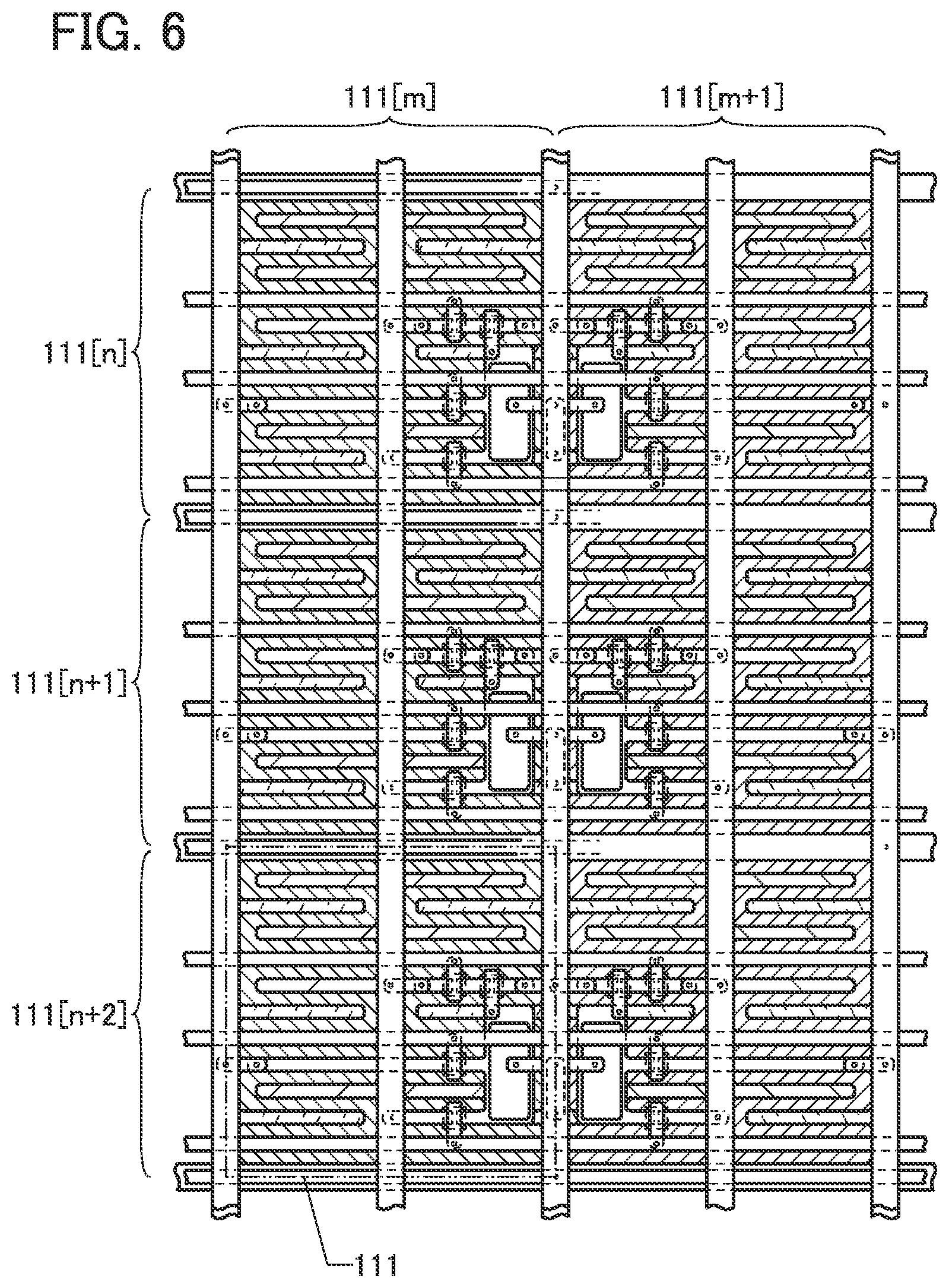 Patent US12581755 Figure 6 – Imaging device comprising net shape wiring