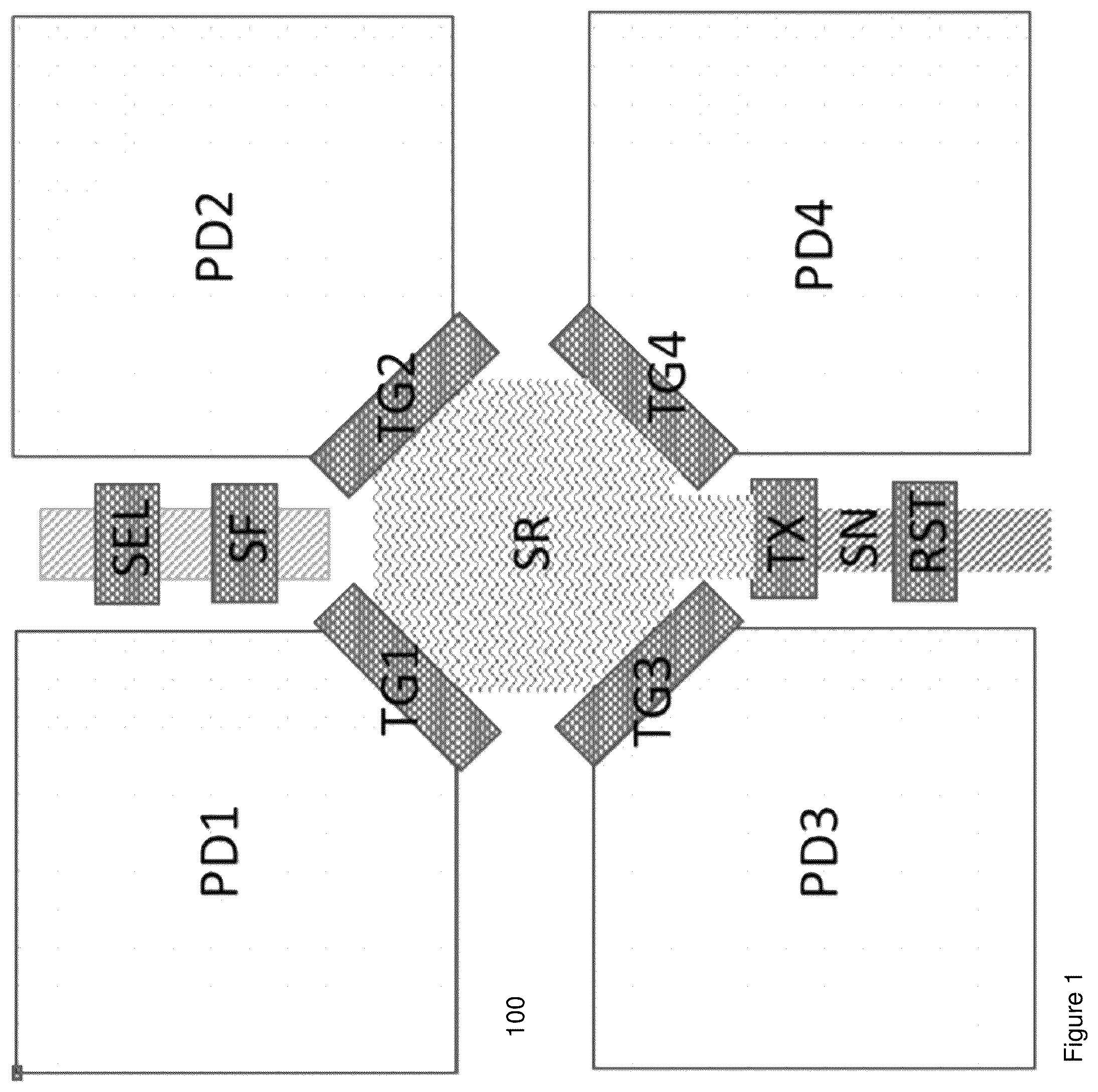 Patent US12581757 — Multiresolution imager for night vision — Figure 1