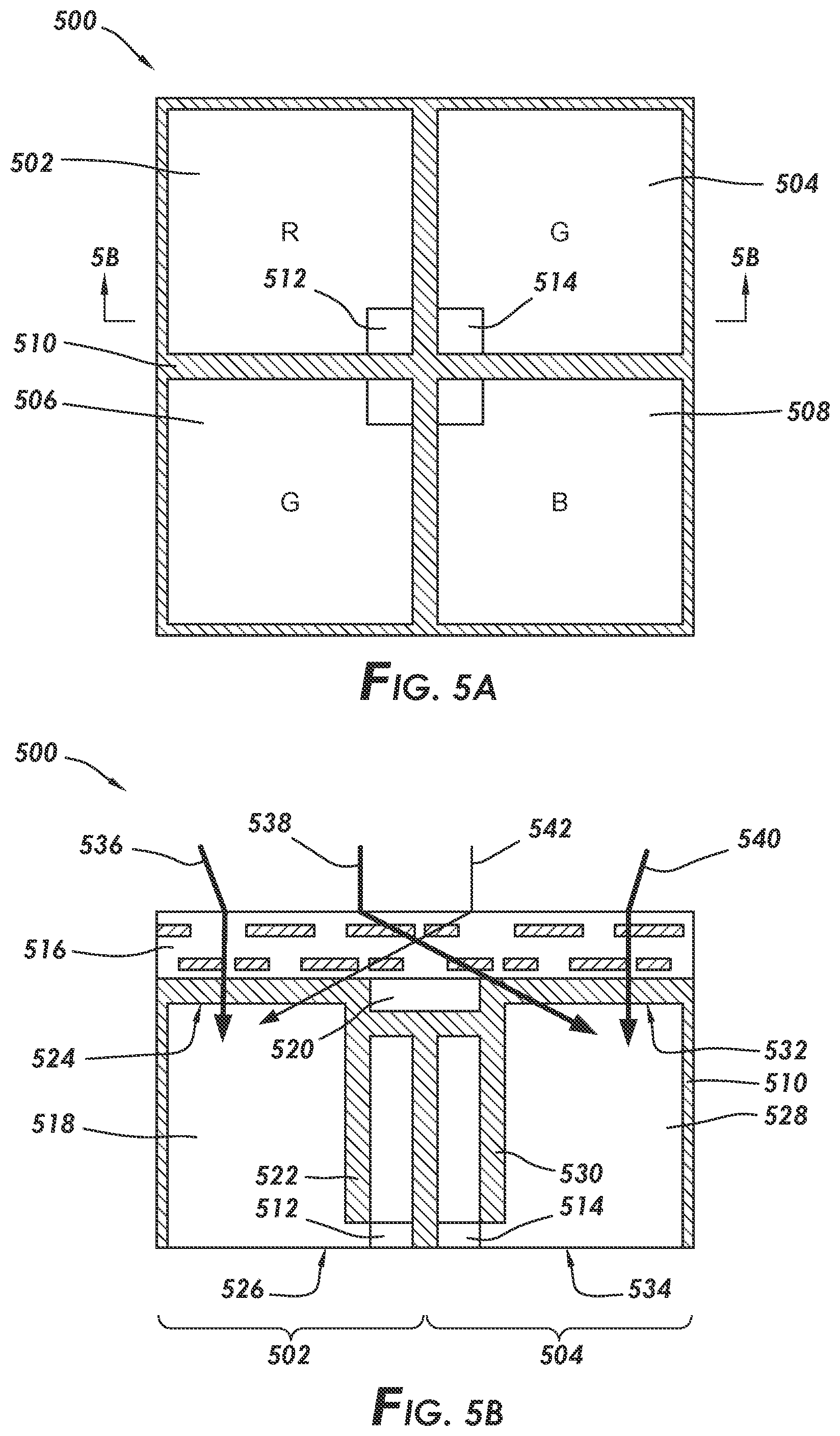 Patent US12581759 Figure 6 – Nanophotonic global shutter sensor