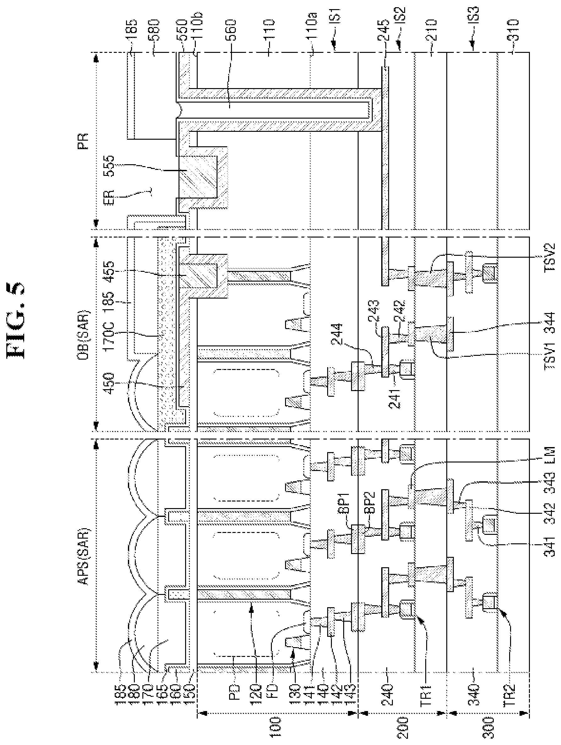 Patent US12581760 Figure 5 – Image sensor