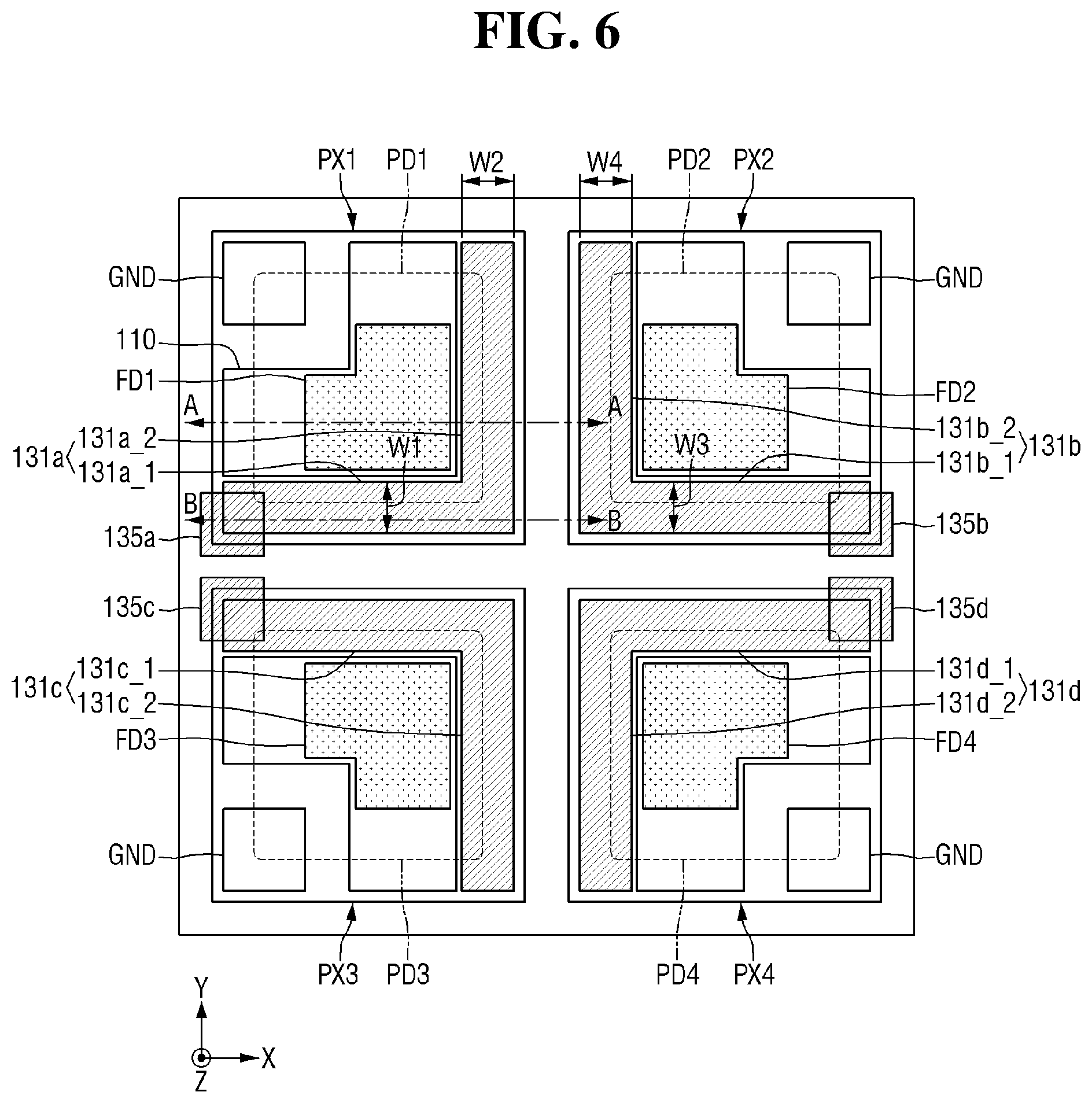 Patent US12581760 Figure 6 – Image sensor