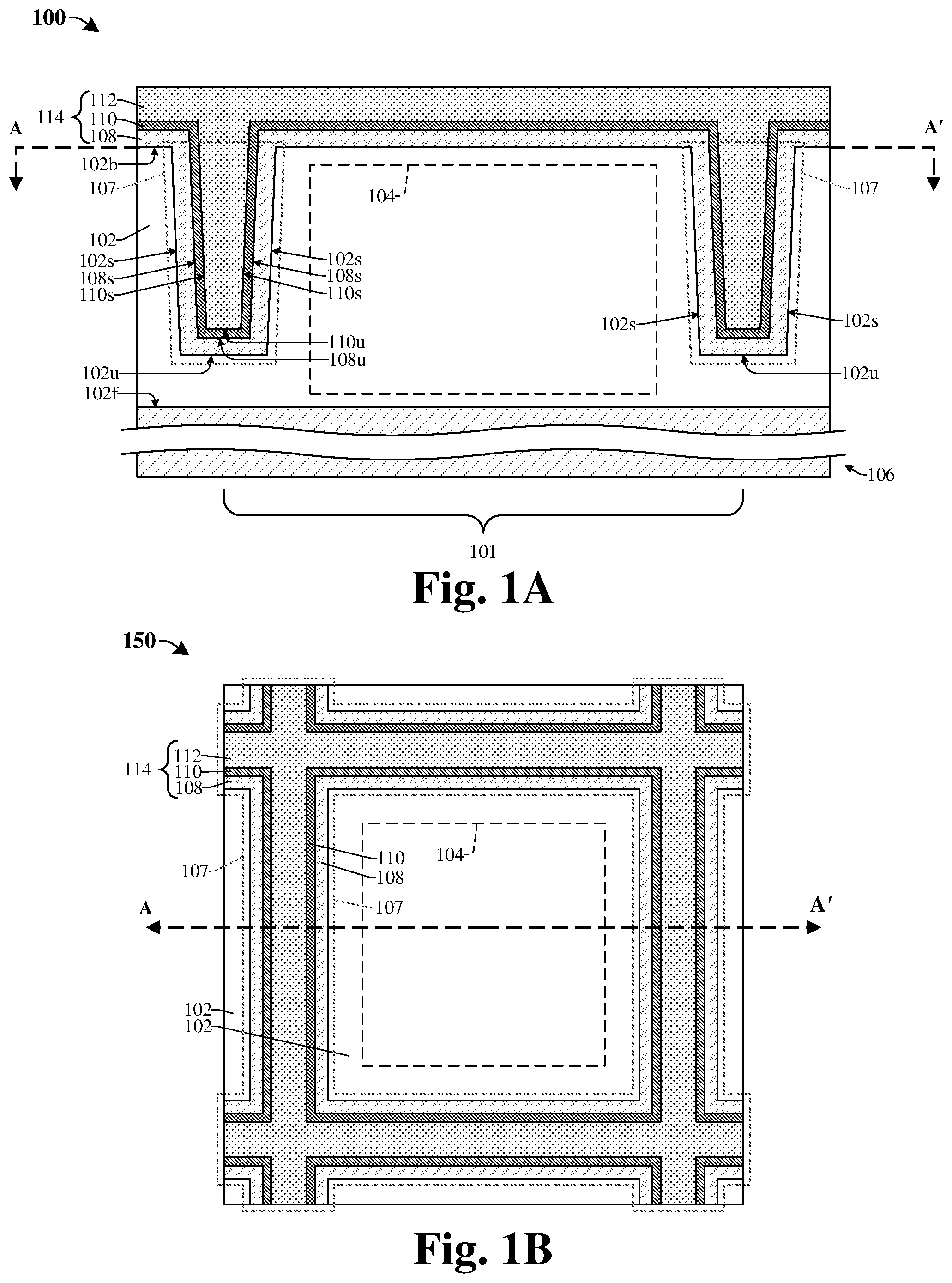Patent US12581762 — Enhanced trench isolation structure — Figure 1