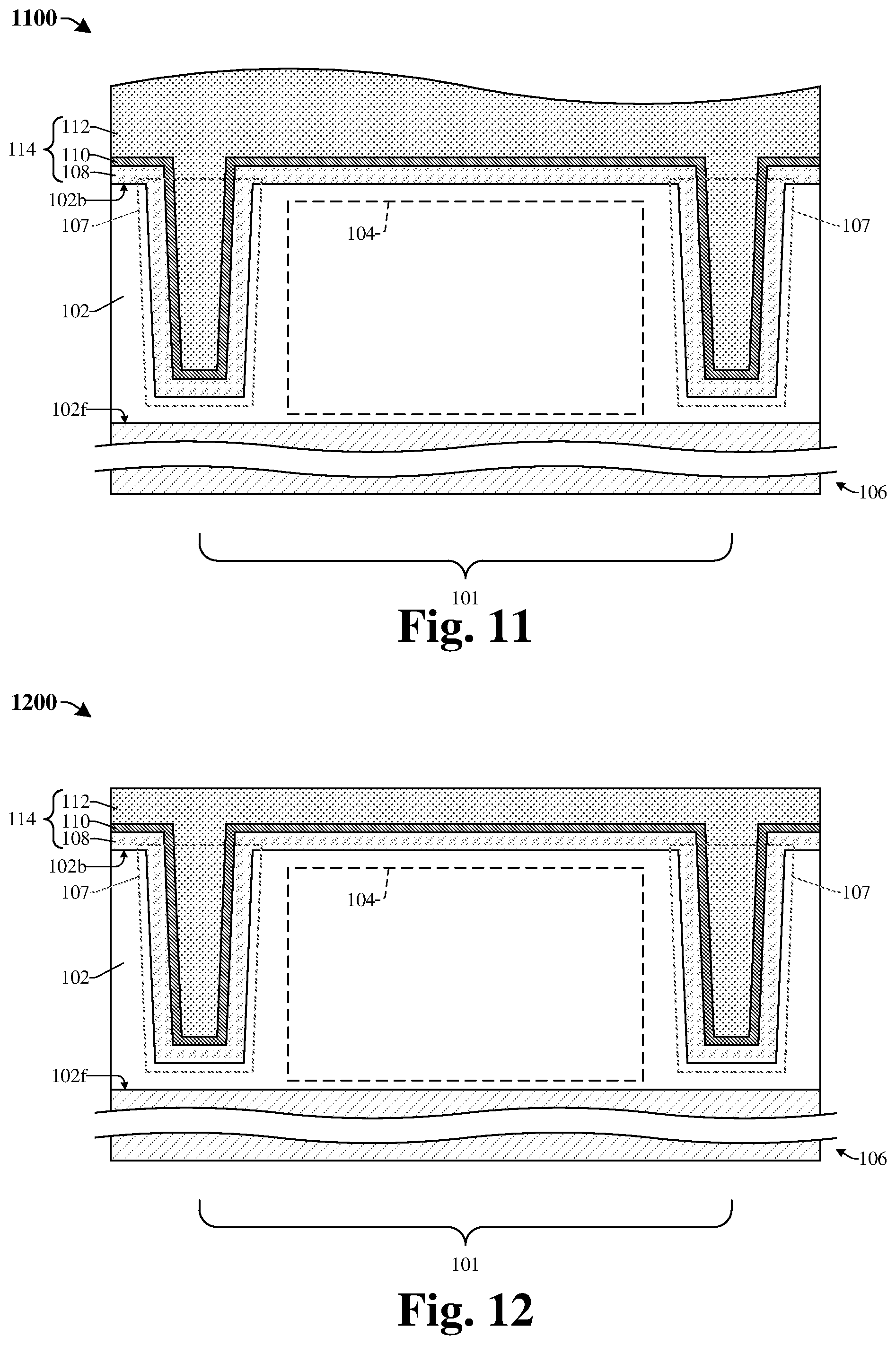 Patent US12581762 Figure 7 – Enhanced trench isolation structure