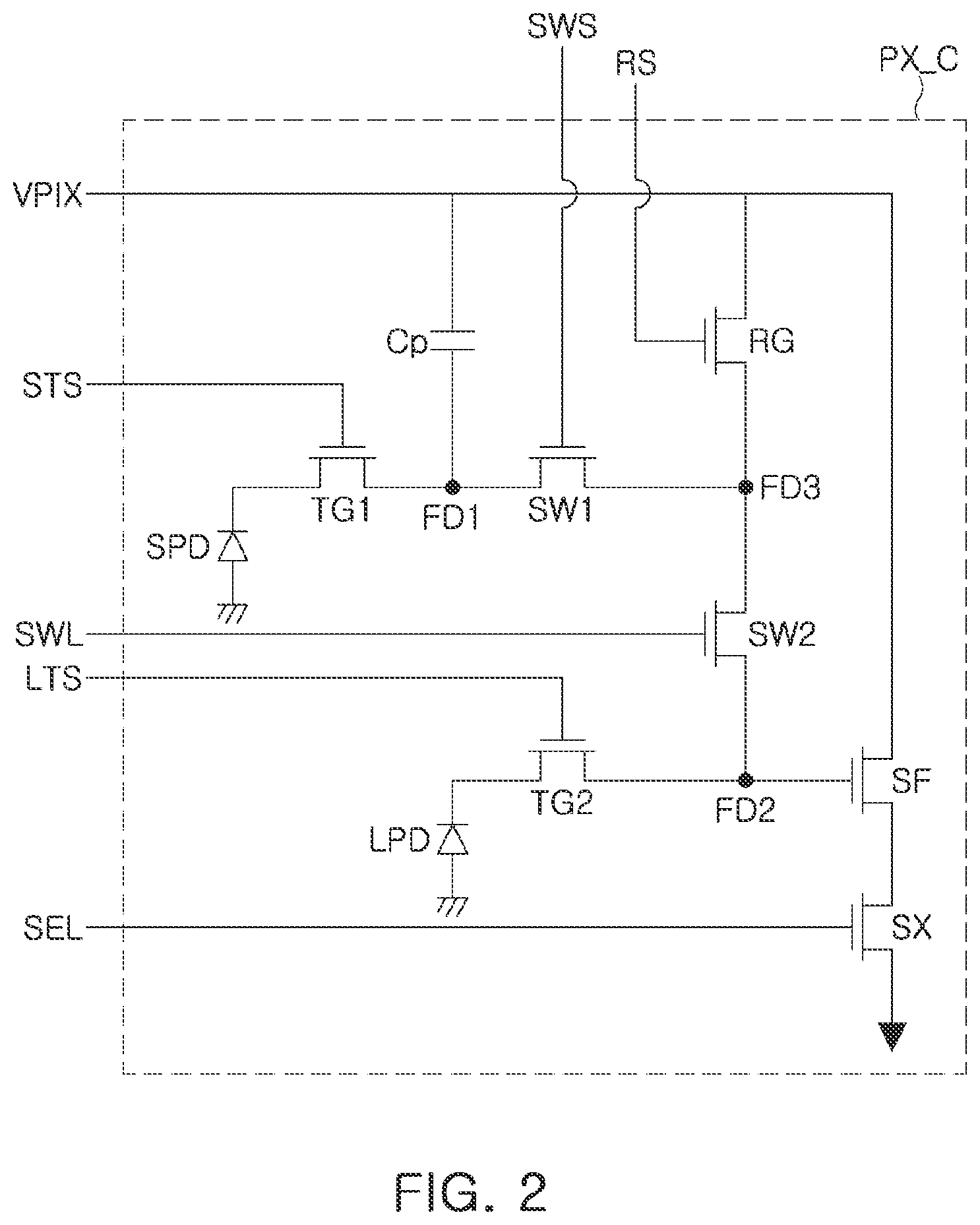 Patent US12581763 Figure 2 – Image sensor