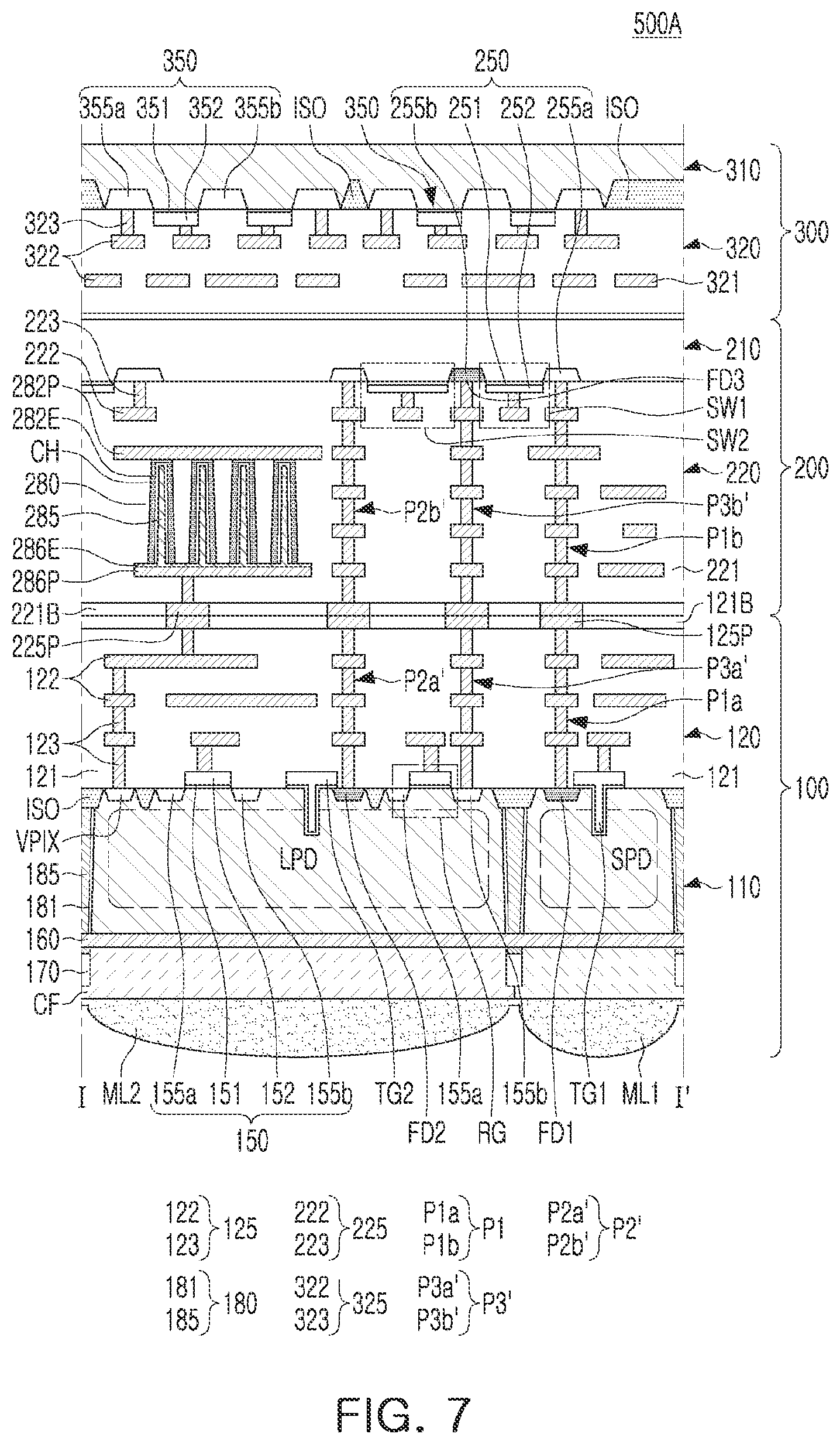 Patent US12581763 Figure 7 – Image sensor