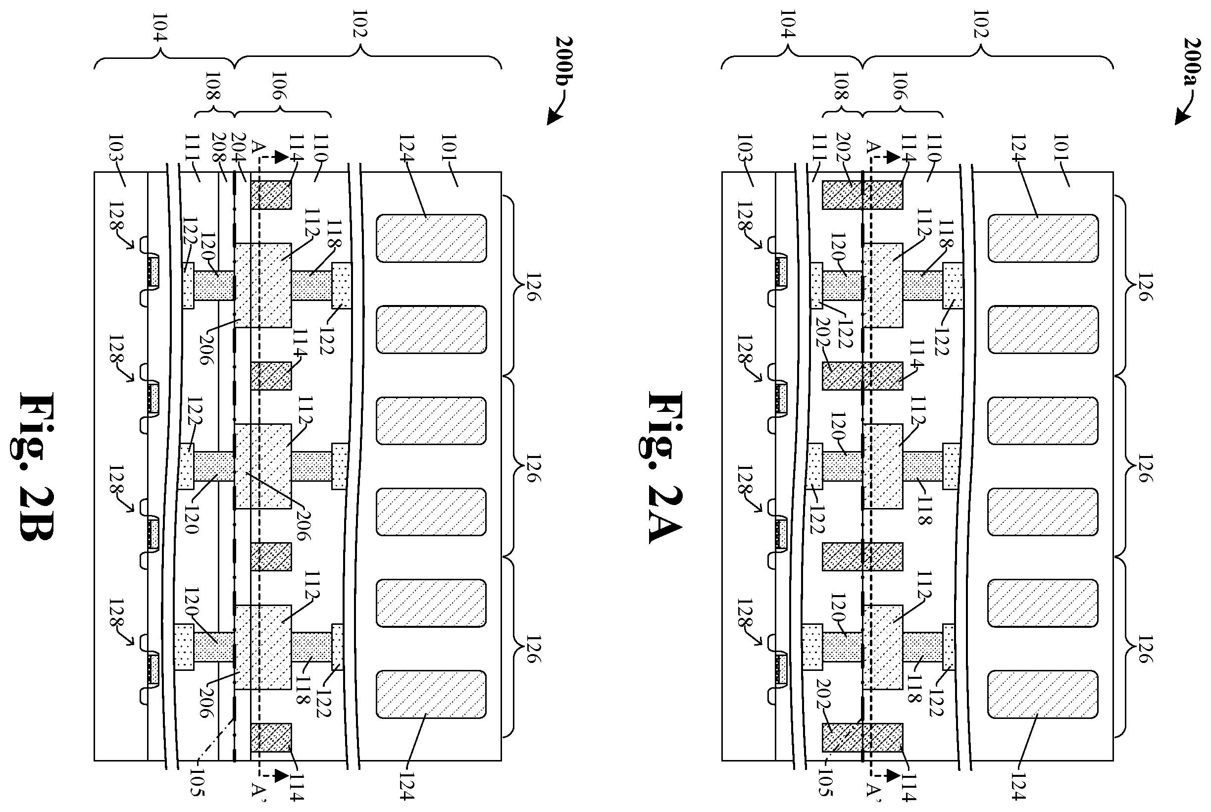 Patent US12581764 Figure 2 – Bond structure having shielding structures for stacked IC chips