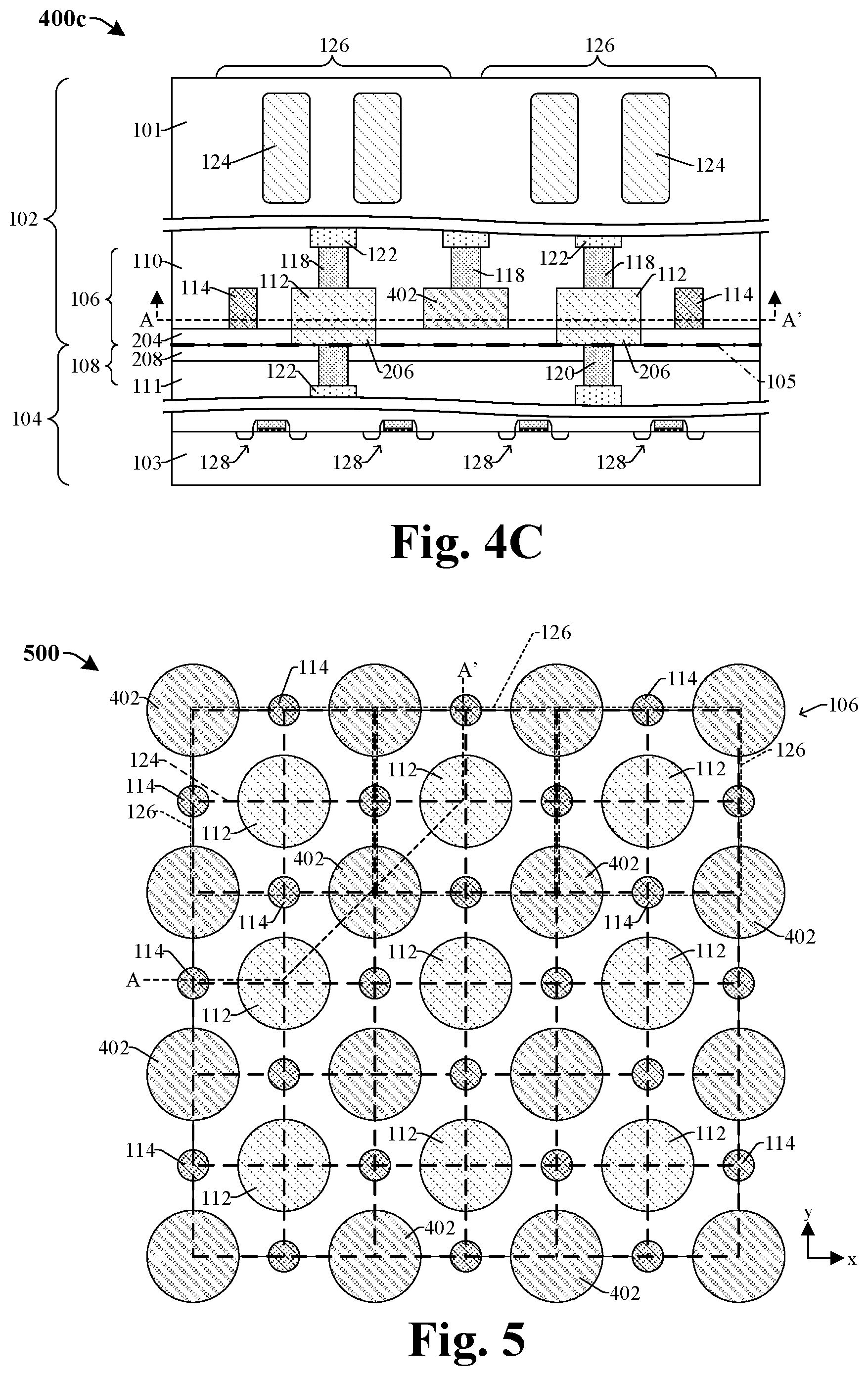 Patent US12581764 Figure 7 – Bond structure having shielding structures for stacked IC chips
