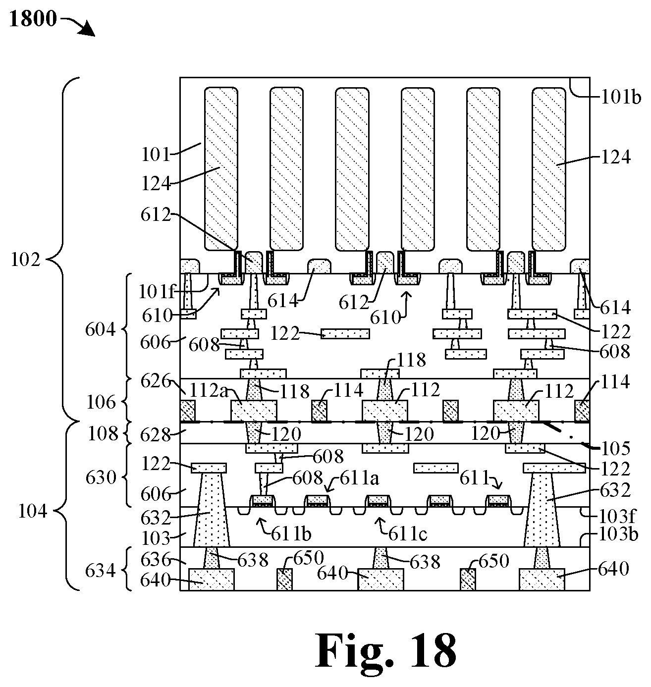 Patent US12581764 Figure 20 – Bond structure having shielding structures for stacked IC chips