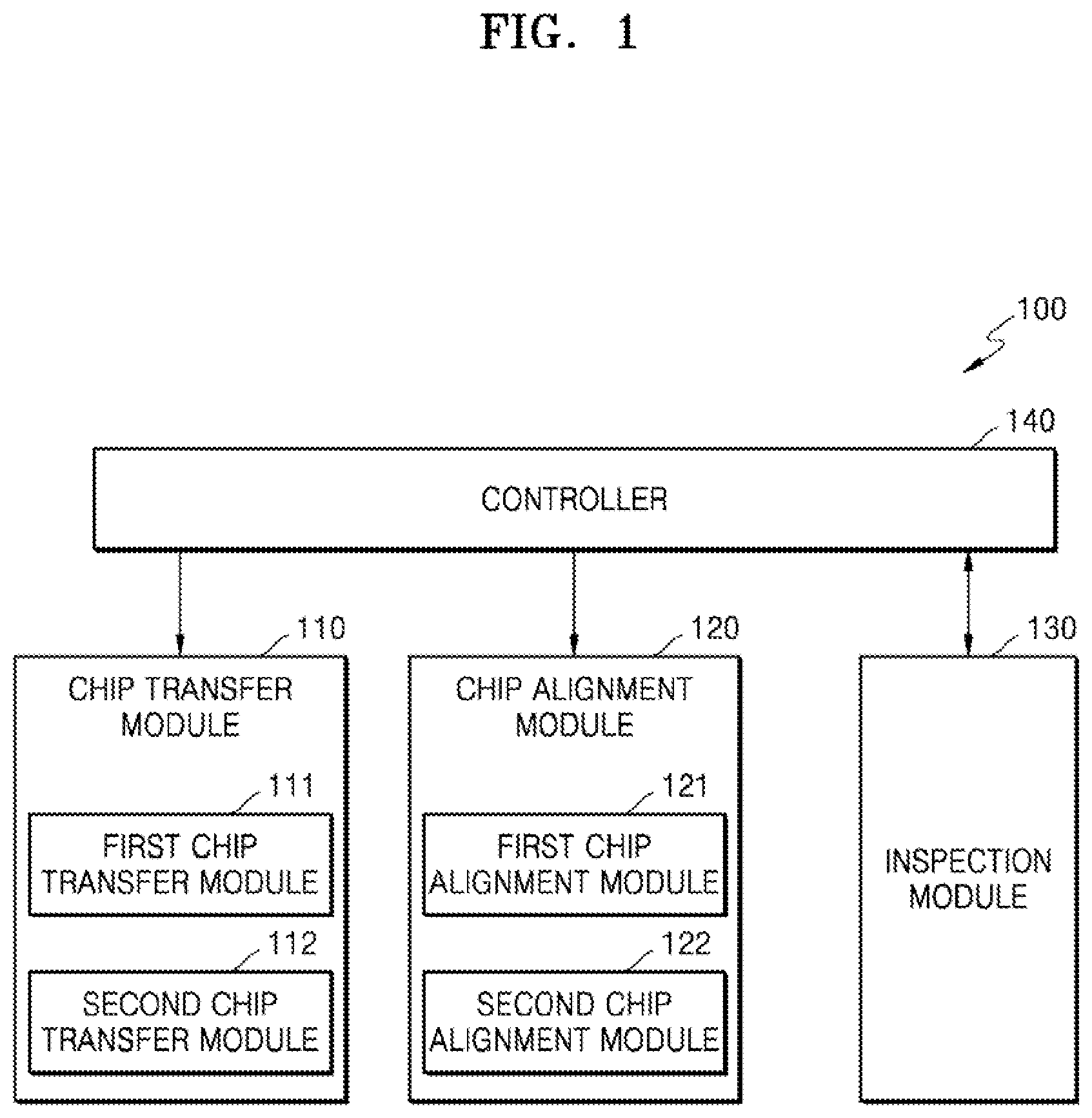 Patent US12581769 — Chip wet transfer apparatus — Figure 1