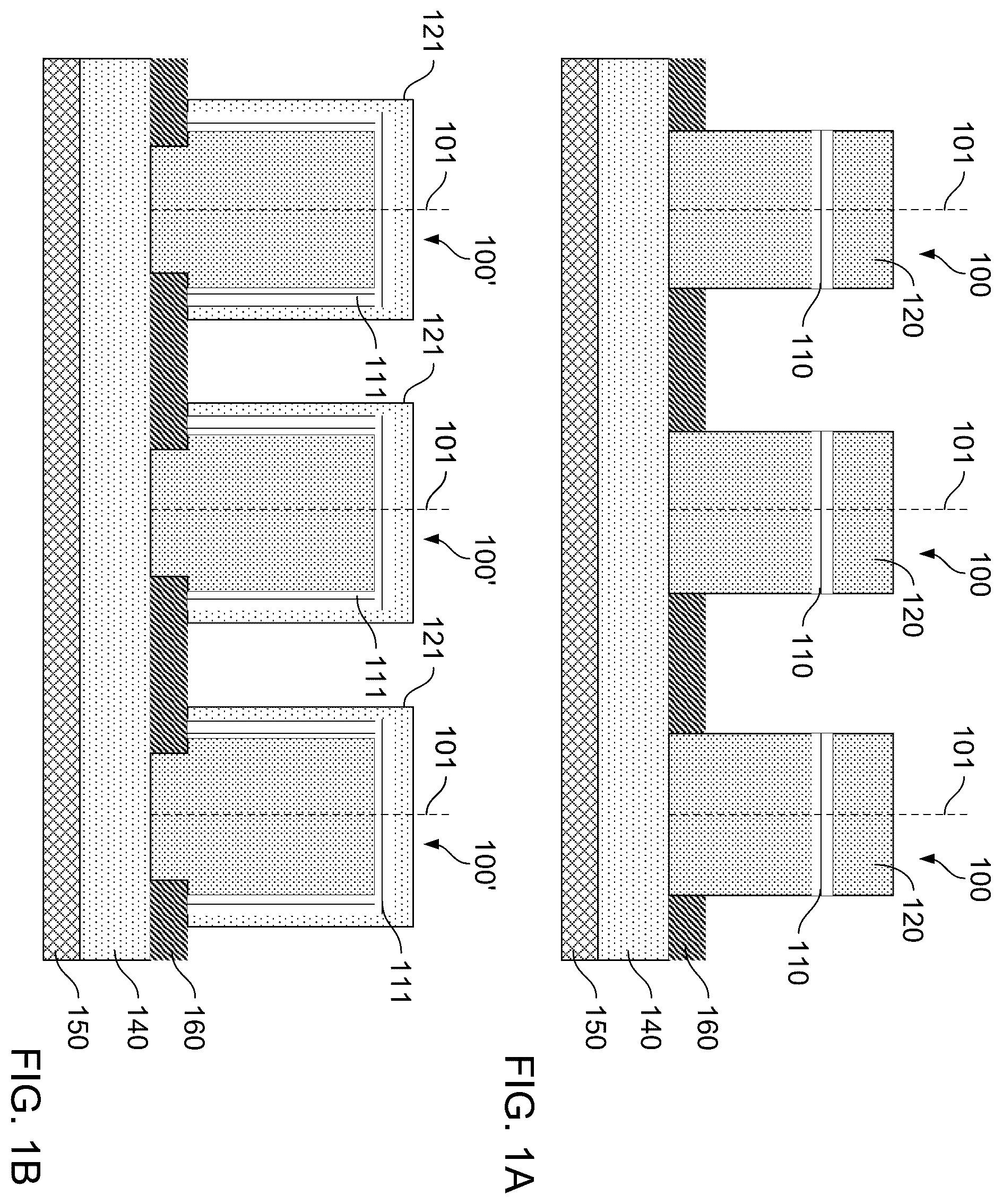 Patent US12581773 Figure 1 – Indium gallium nitride light emitting diodes with reduced strain