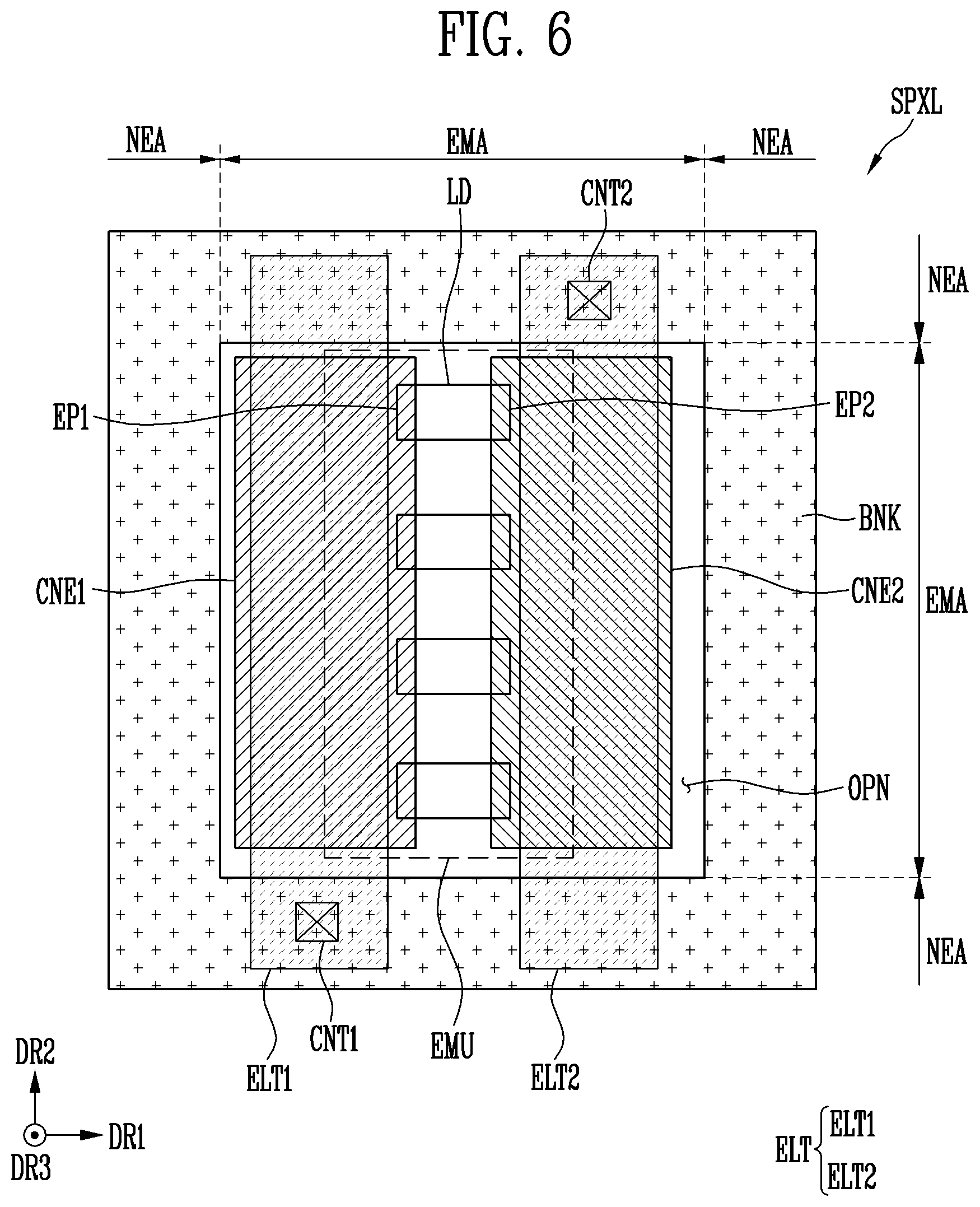 Patent US12581775 Figure 6 – Display device and method of manufacturing the same