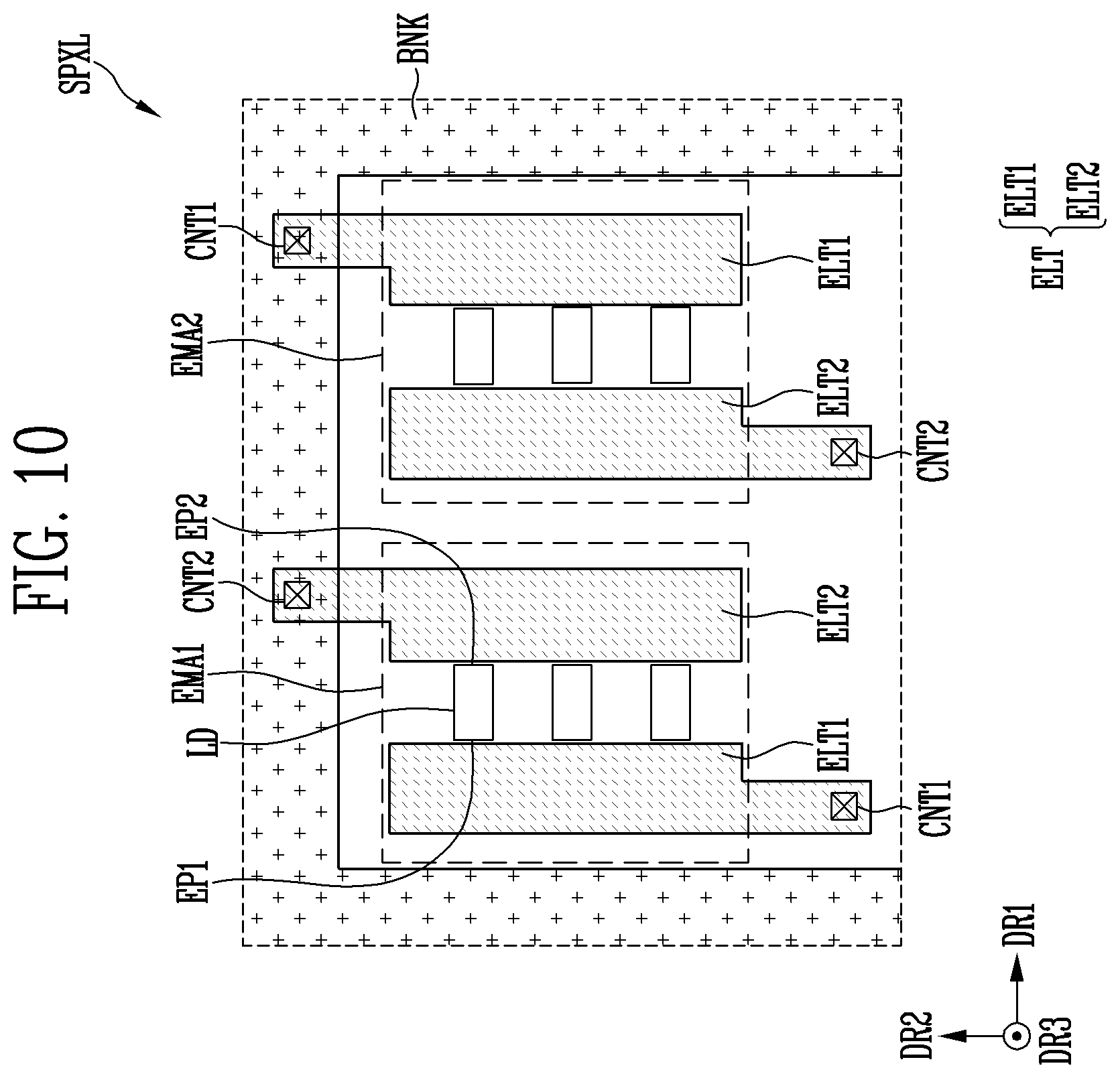 Patent US12581775 Figure 10 – Display device and method of manufacturing the same