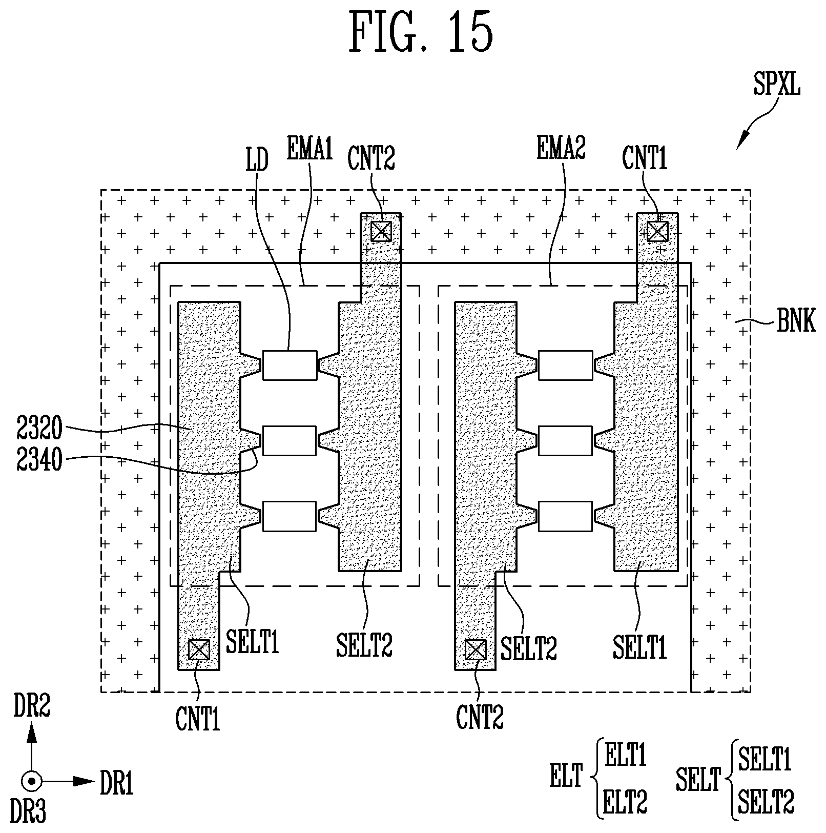 Patent US12581775 Figure 15 – Display device and method of manufacturing the same