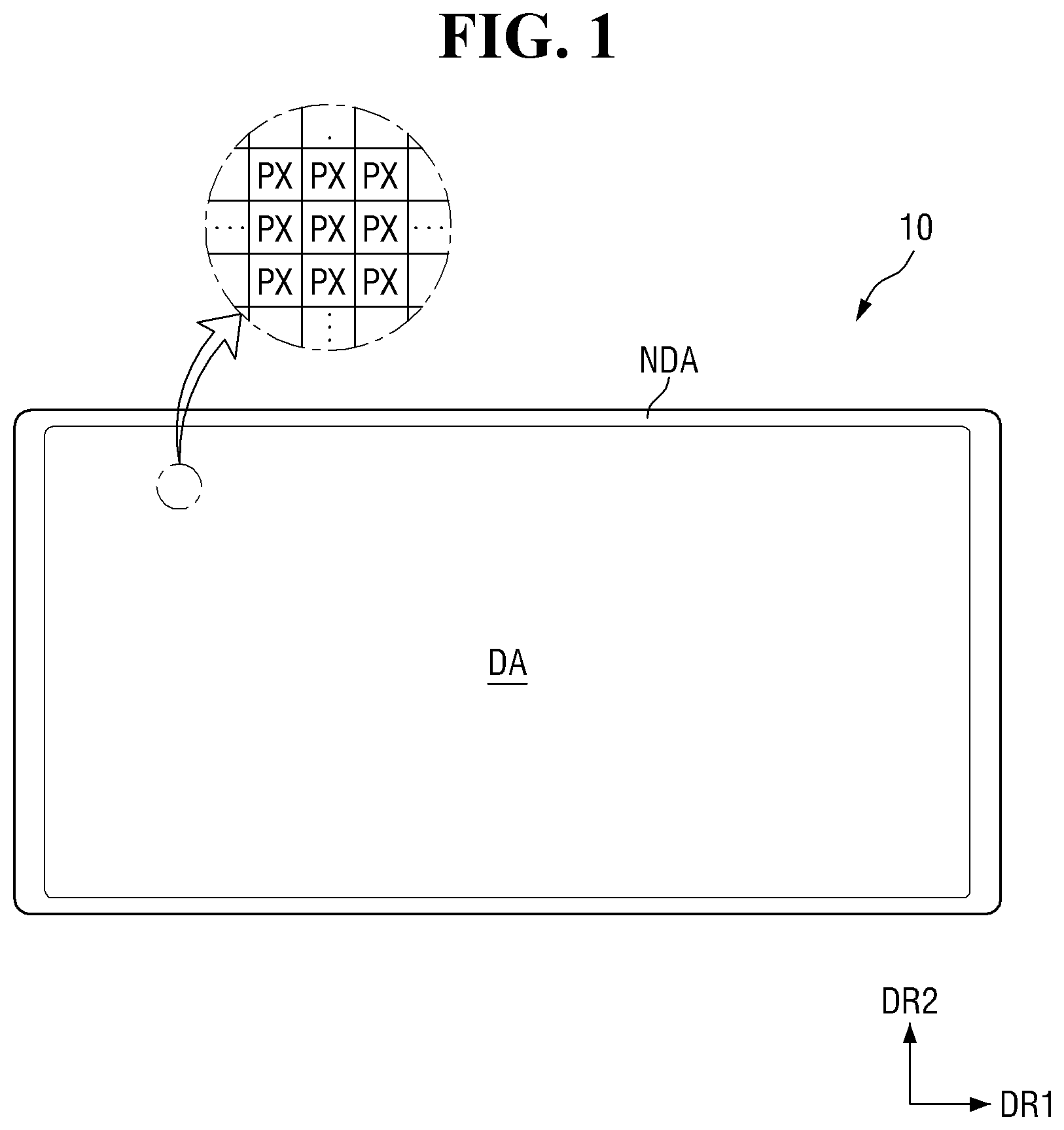 Patent US12581777 Figure 1 – Display device