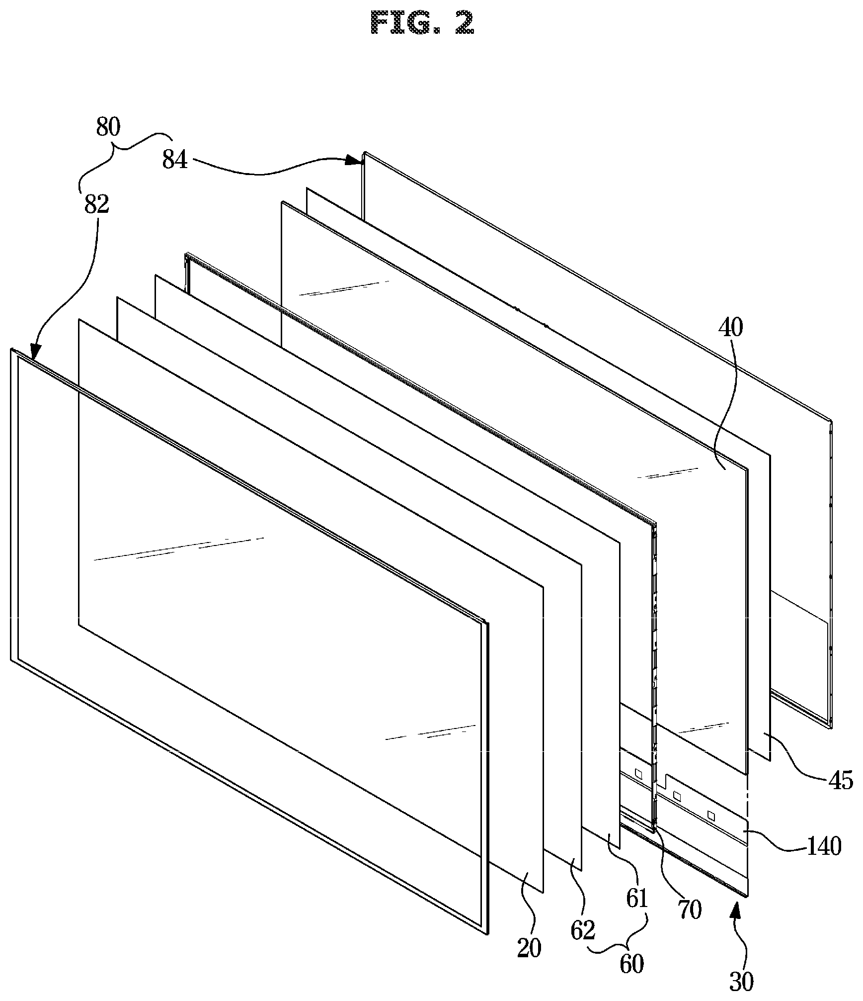 Patent US12581779 Figure 2 – Display device and method for manufacturing same