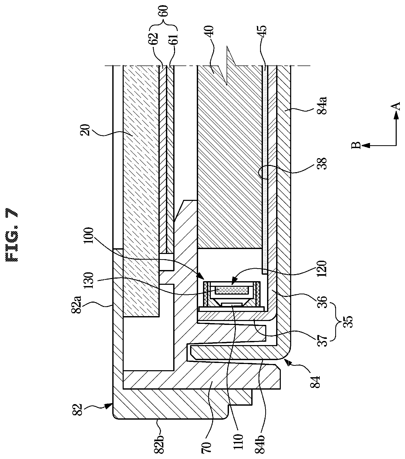Patent US12581779 Figure 7 – Display device and method for manufacturing same
