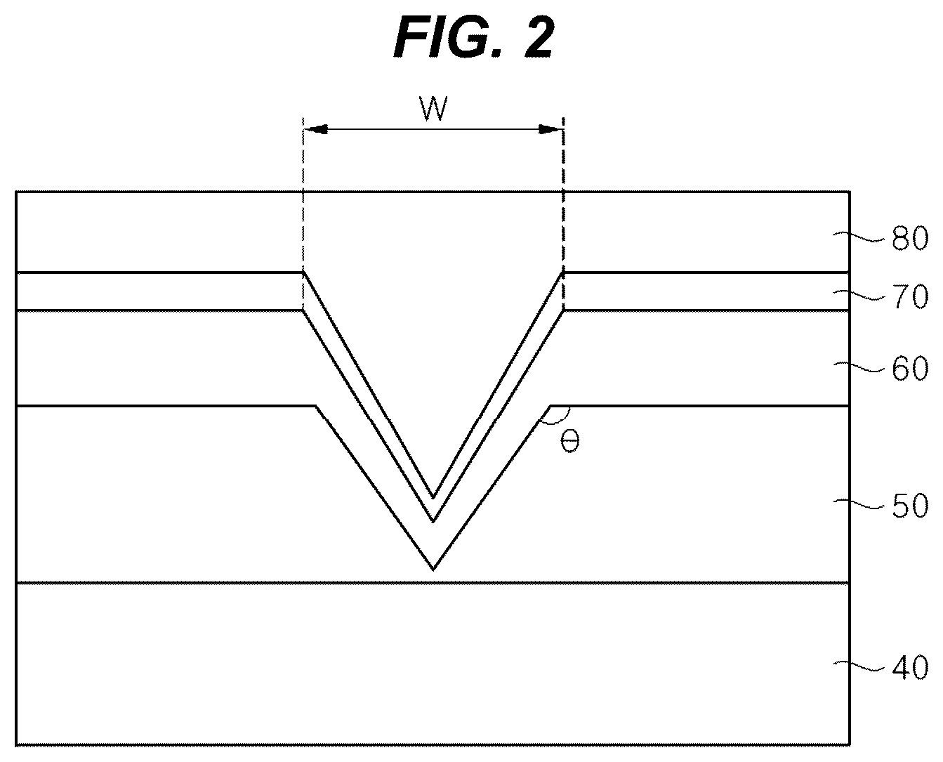 Patent US12581781 Figure 2 – Light emitting diode for implementing white light