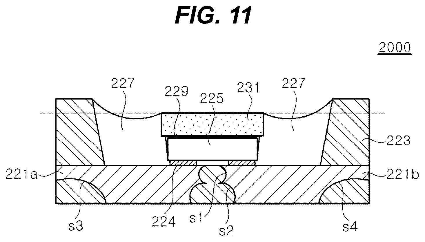 Patent US12581781 Figure 11 – Light emitting diode for implementing white light