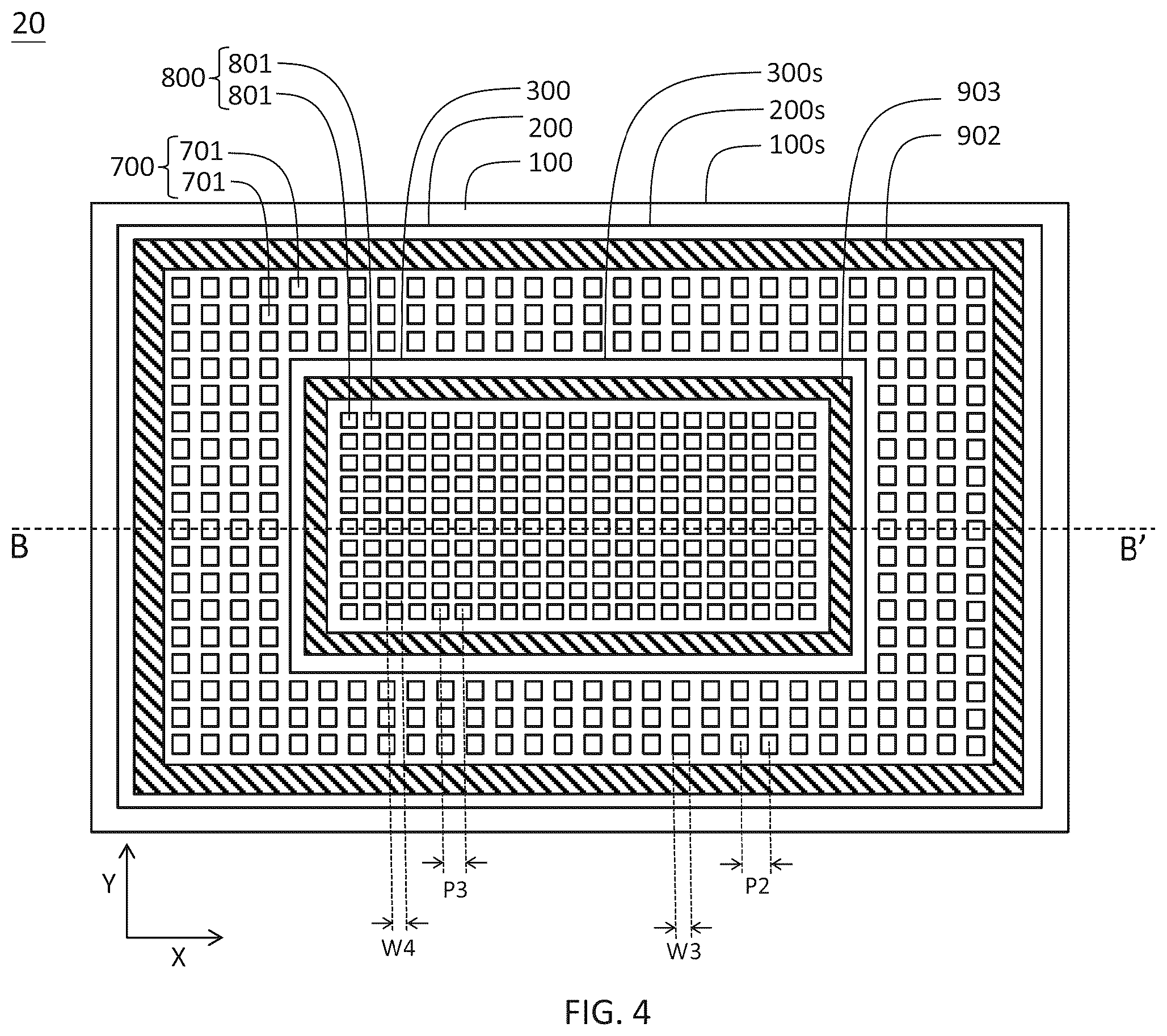 Patent US12581785 Figure 4 – Optoelectronic device
