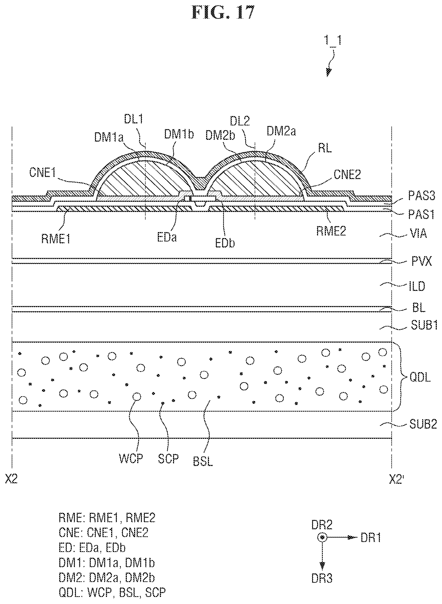 Patent US12581786 Figure 17 – Display device and manufacturing method of the same